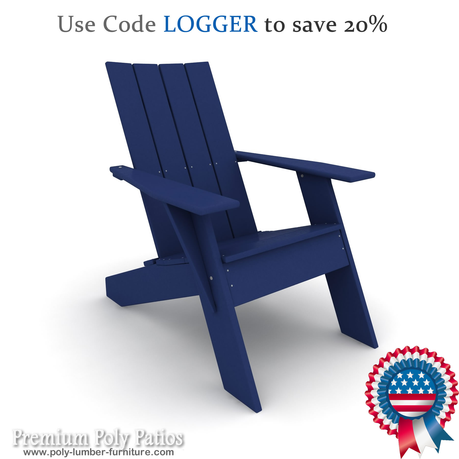 Loggerhead Modern Adirondack Chair