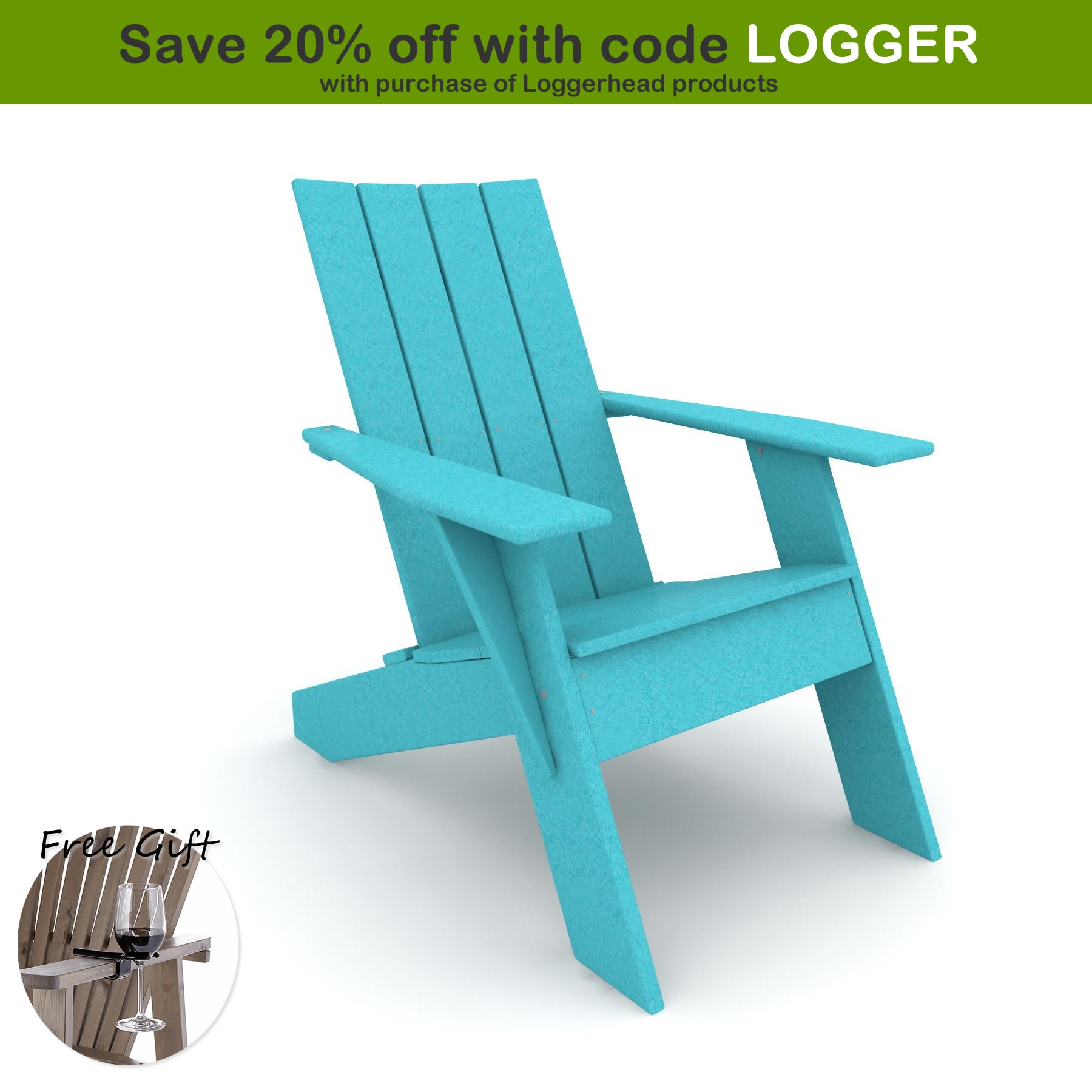 Loggerhead Modern Adirondack Chair