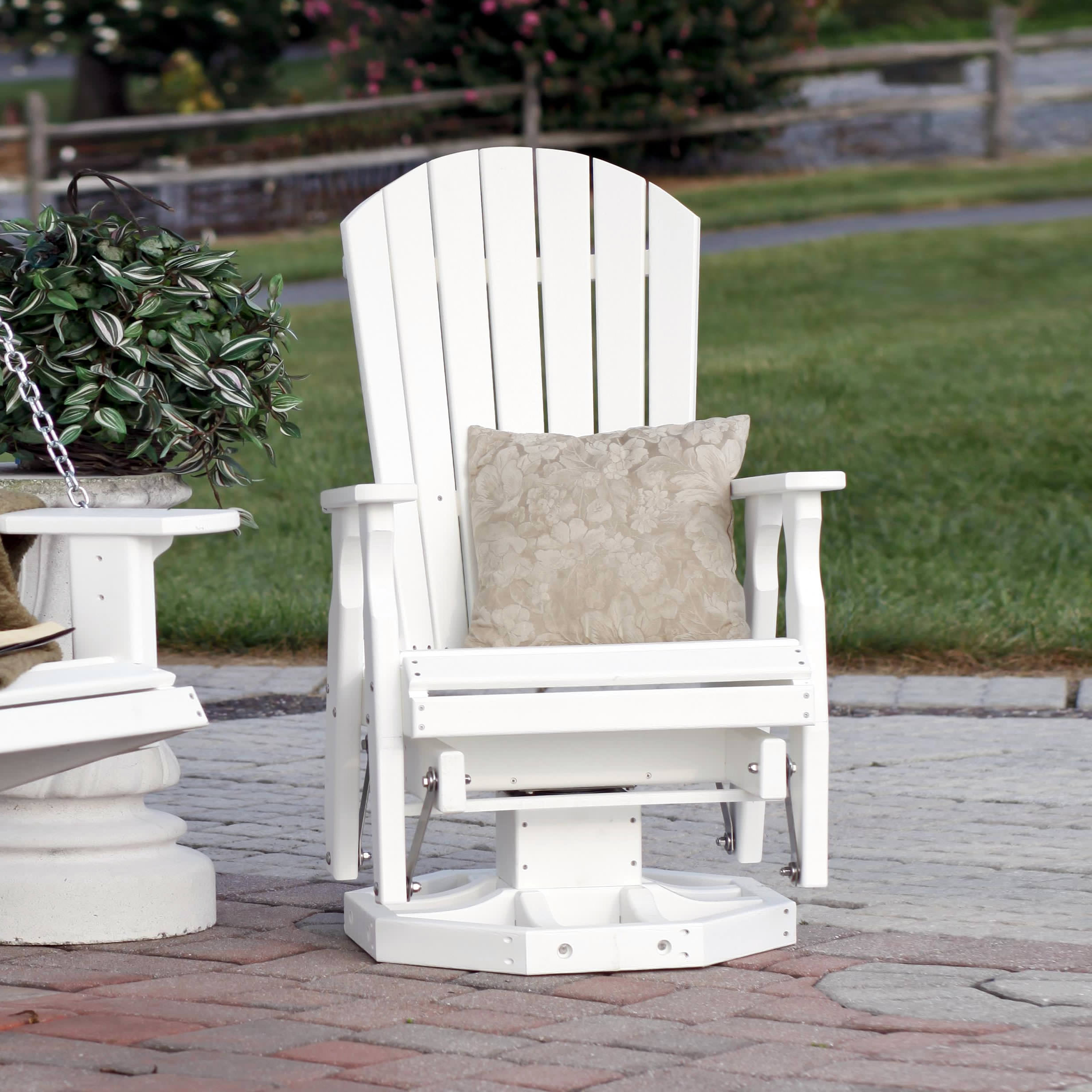 Shown in solid white