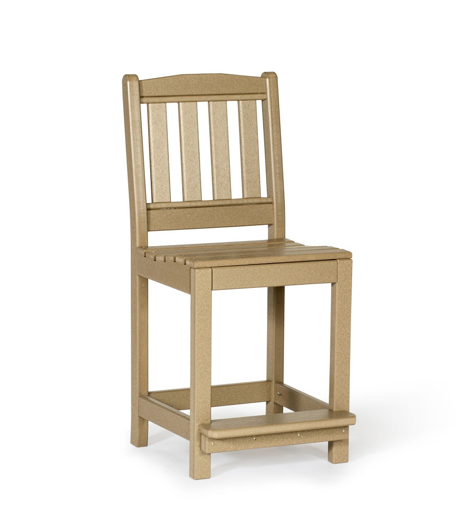 Amish Poly English Garden Counter Height Side Chair