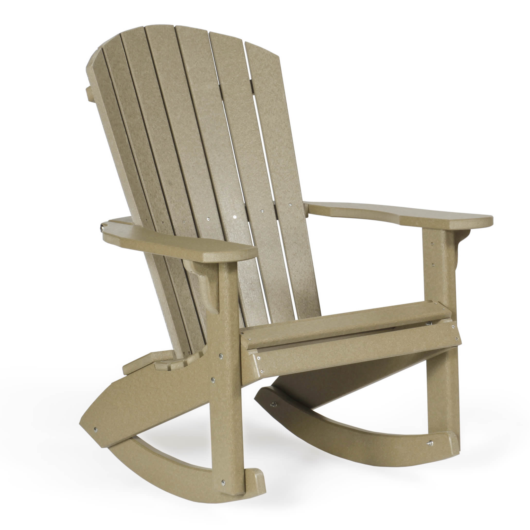 Amish Poly Fan-Back Adirondack Rocker