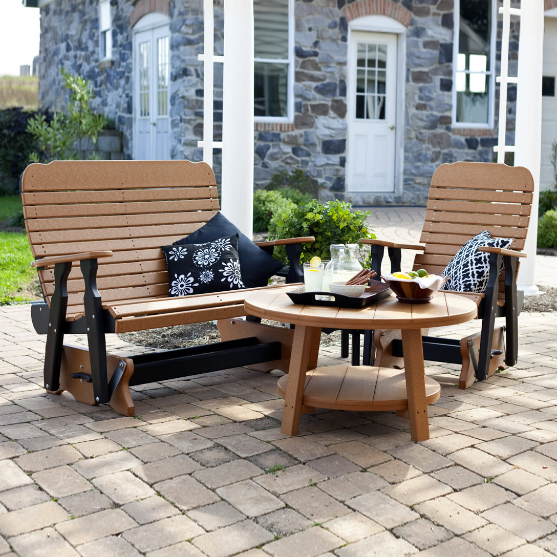 Shown in Cedar Slats with Black Frame