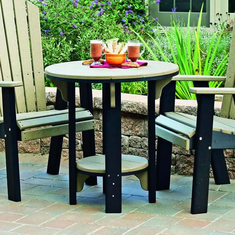 Amish Poly Bistro Dining Table