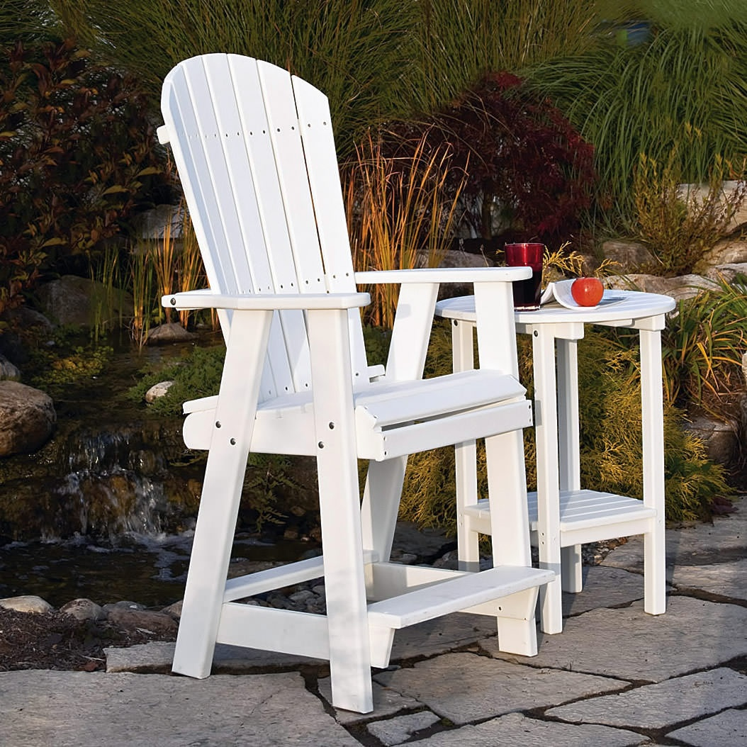 Amish Poly Fan-Back Balcony 3pc Bar Set