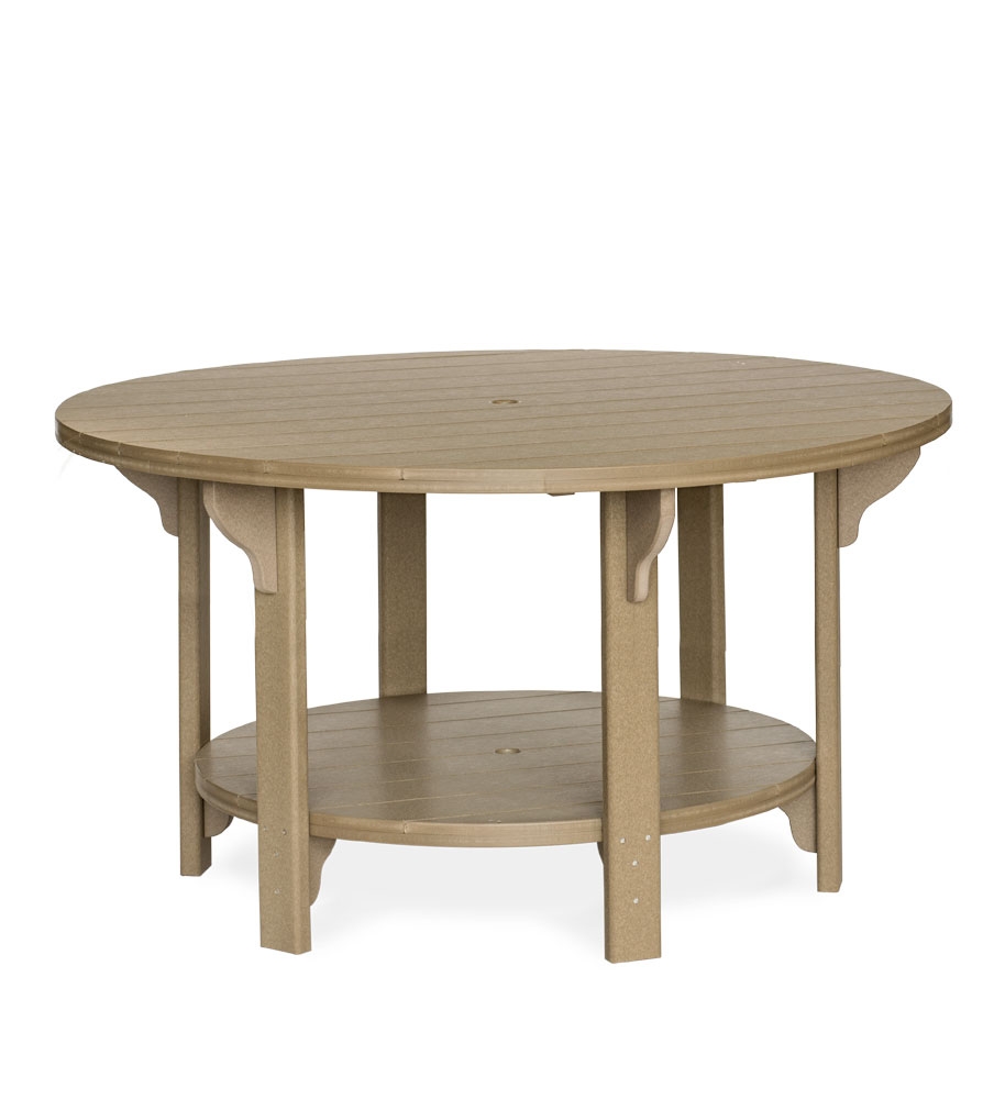 Amish Poly Round 60 in Counter Height Table