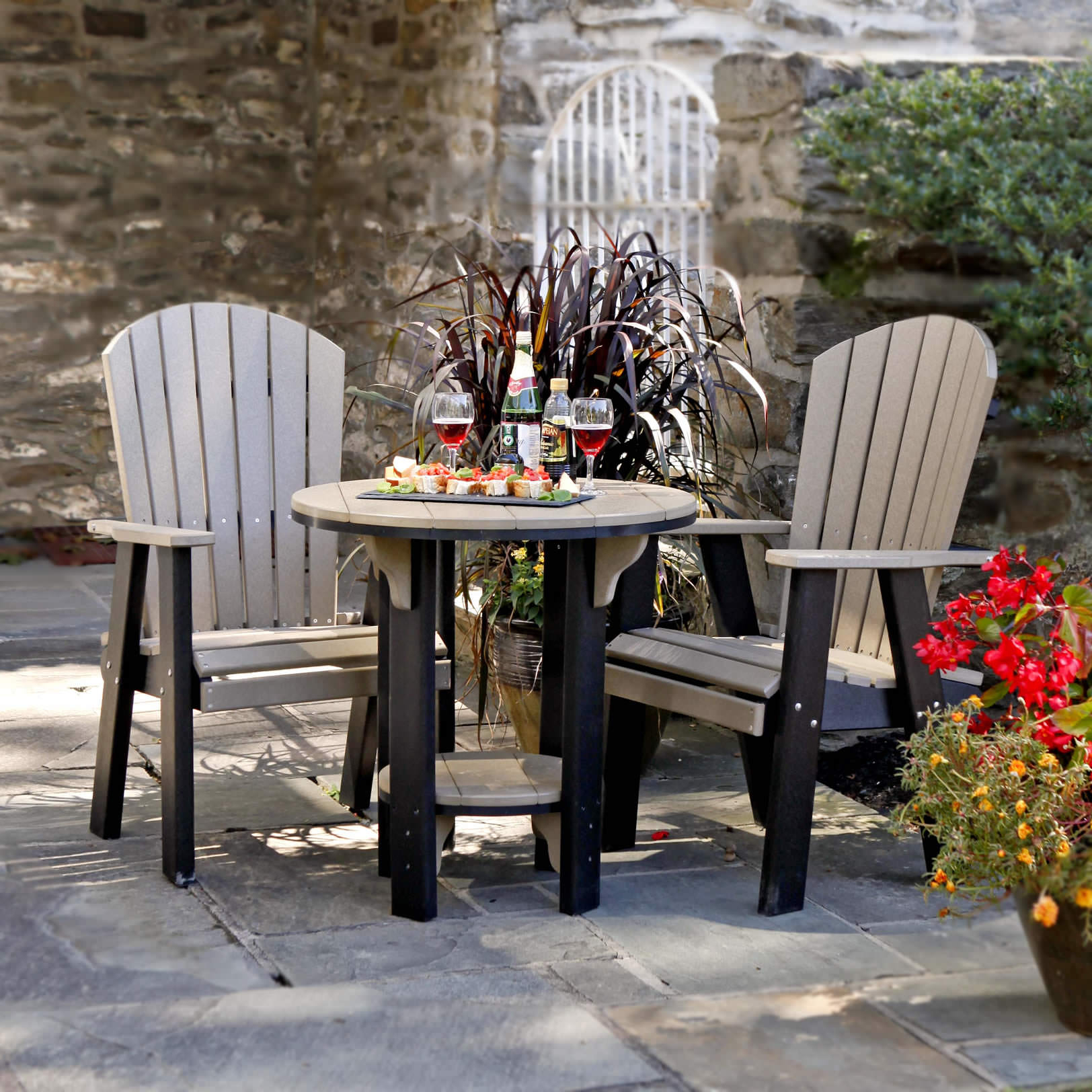 Amish Poly Fan-Back Dining Chair