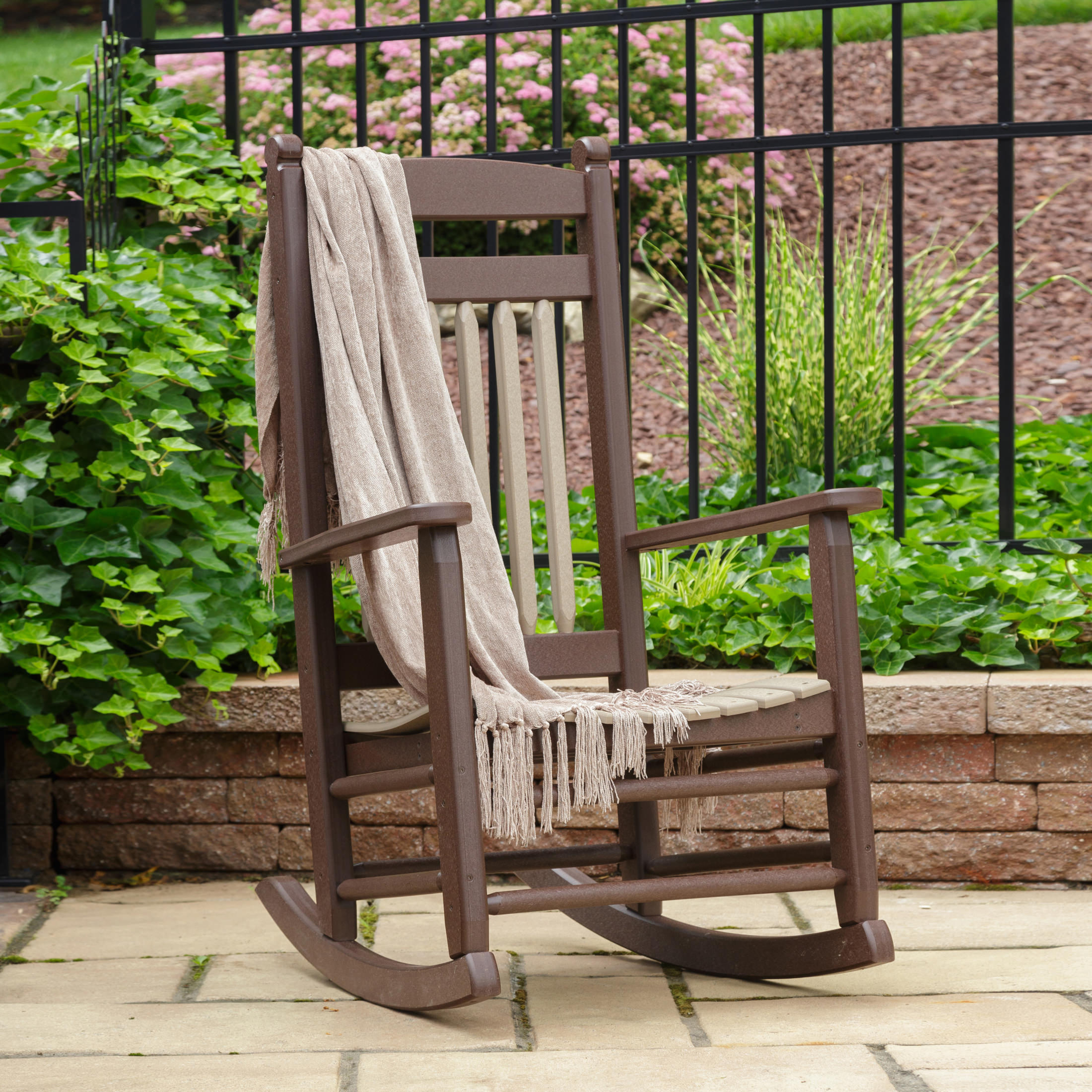 Amish Poly Lumbar Rocking Chair