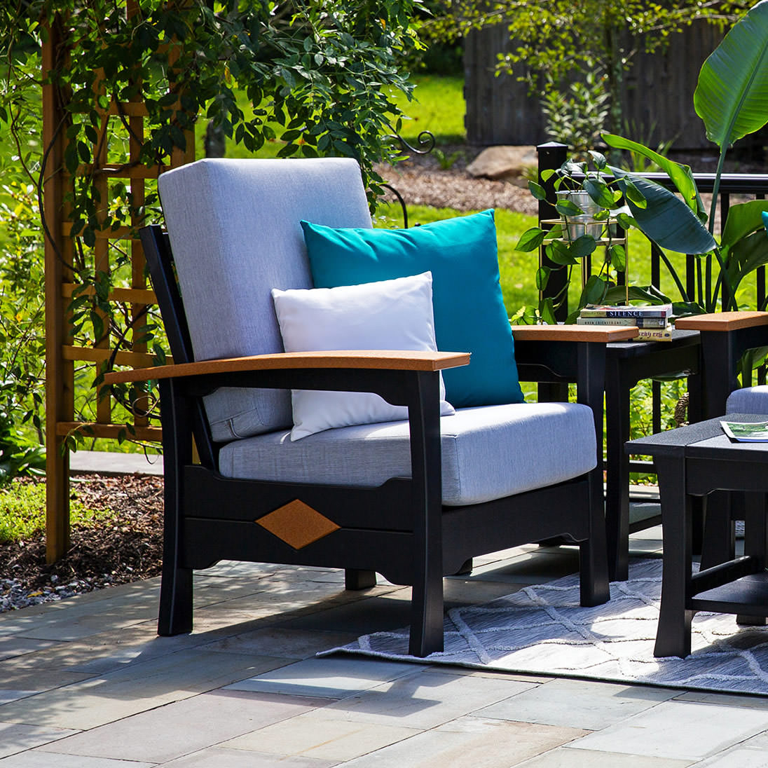 Amish Poly Mission Deep Seating Chair