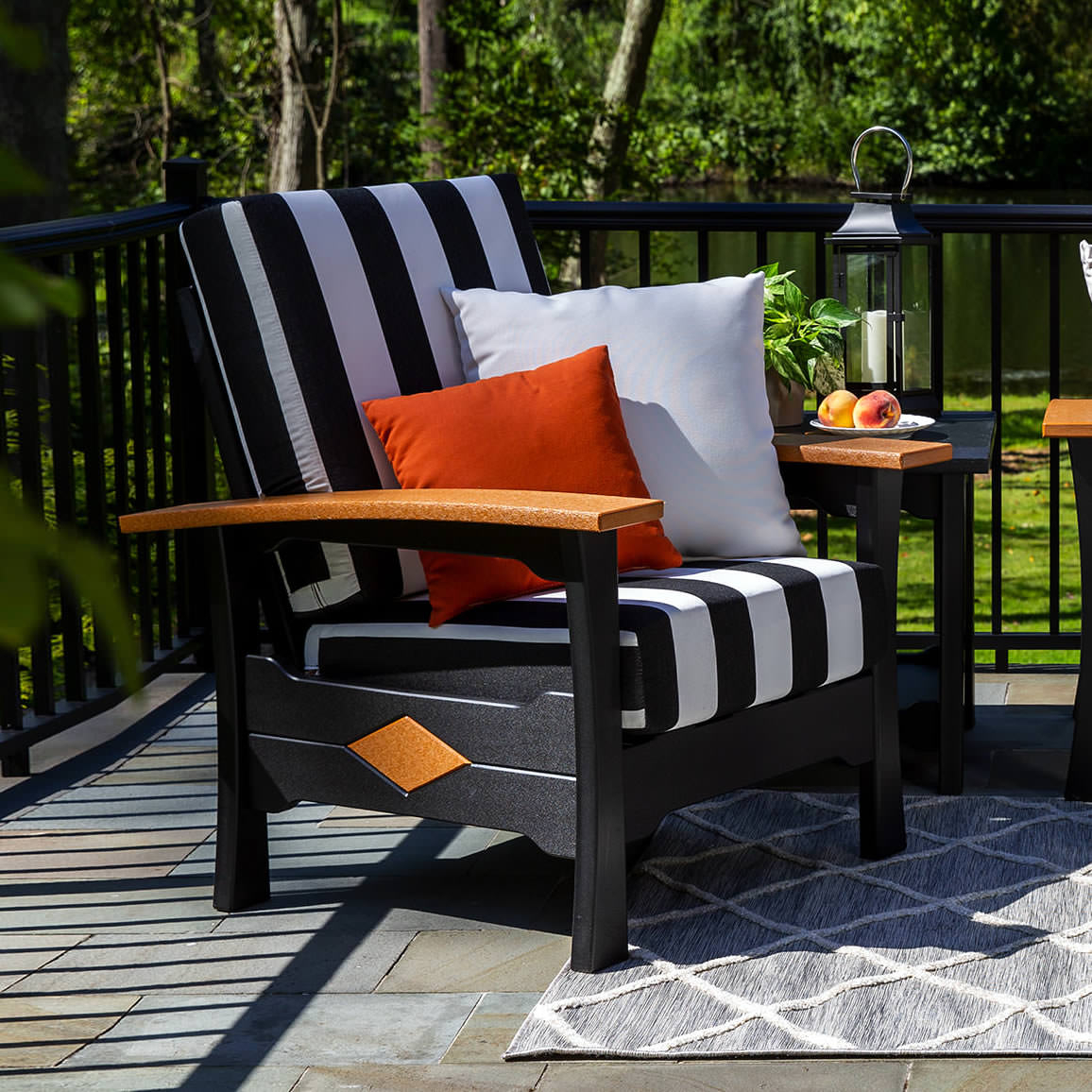 Amish Poly Mission Reclining Deep Seating Chair