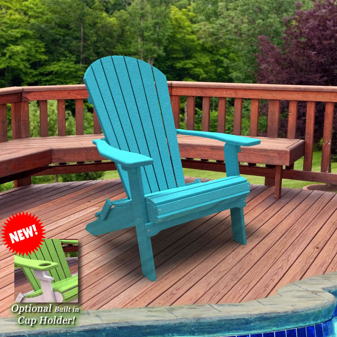 Loggerhead Folding Adirondack Chair