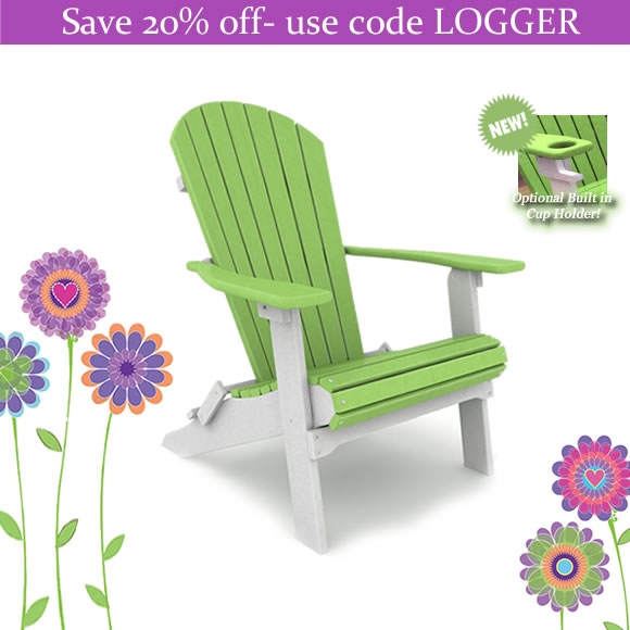 Loggerhead Folding Adirondack Chair
