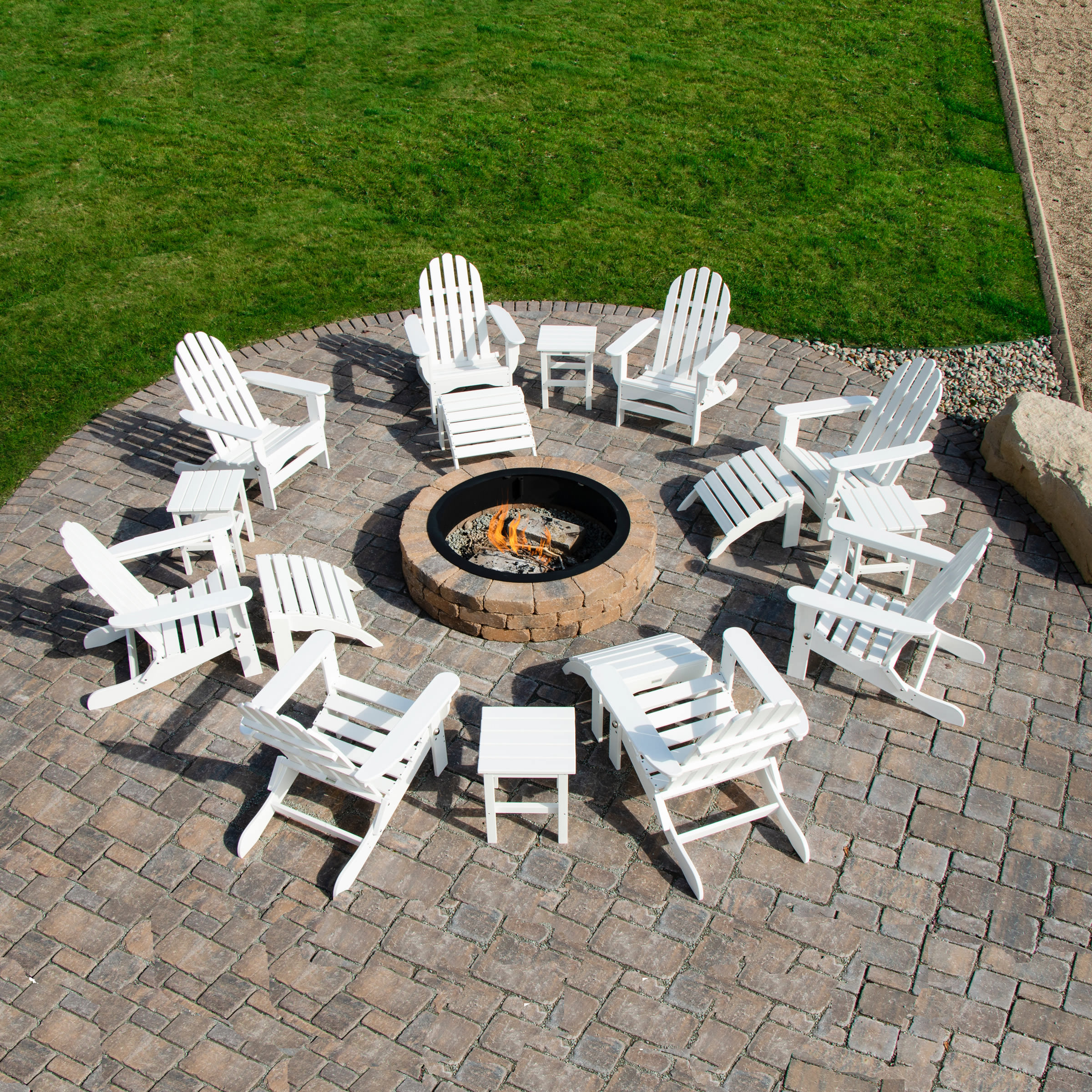 Ridley Adirondack Grand Firepit Seating Group