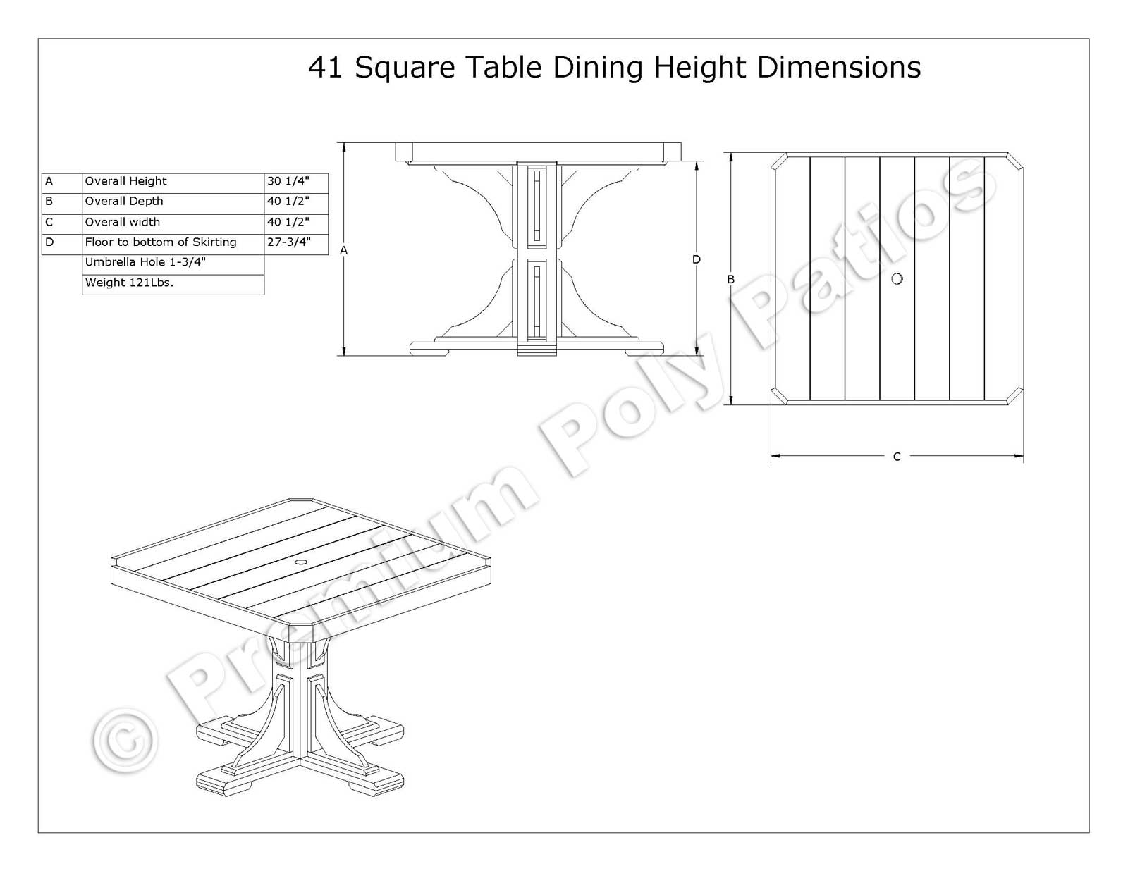 Luxcraft Round Bar Table