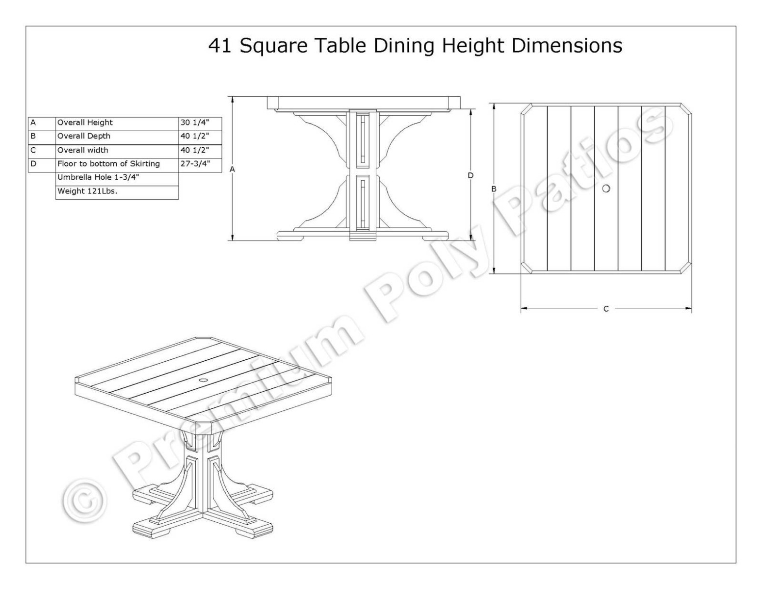 Luxcraft Cafe Dining Set