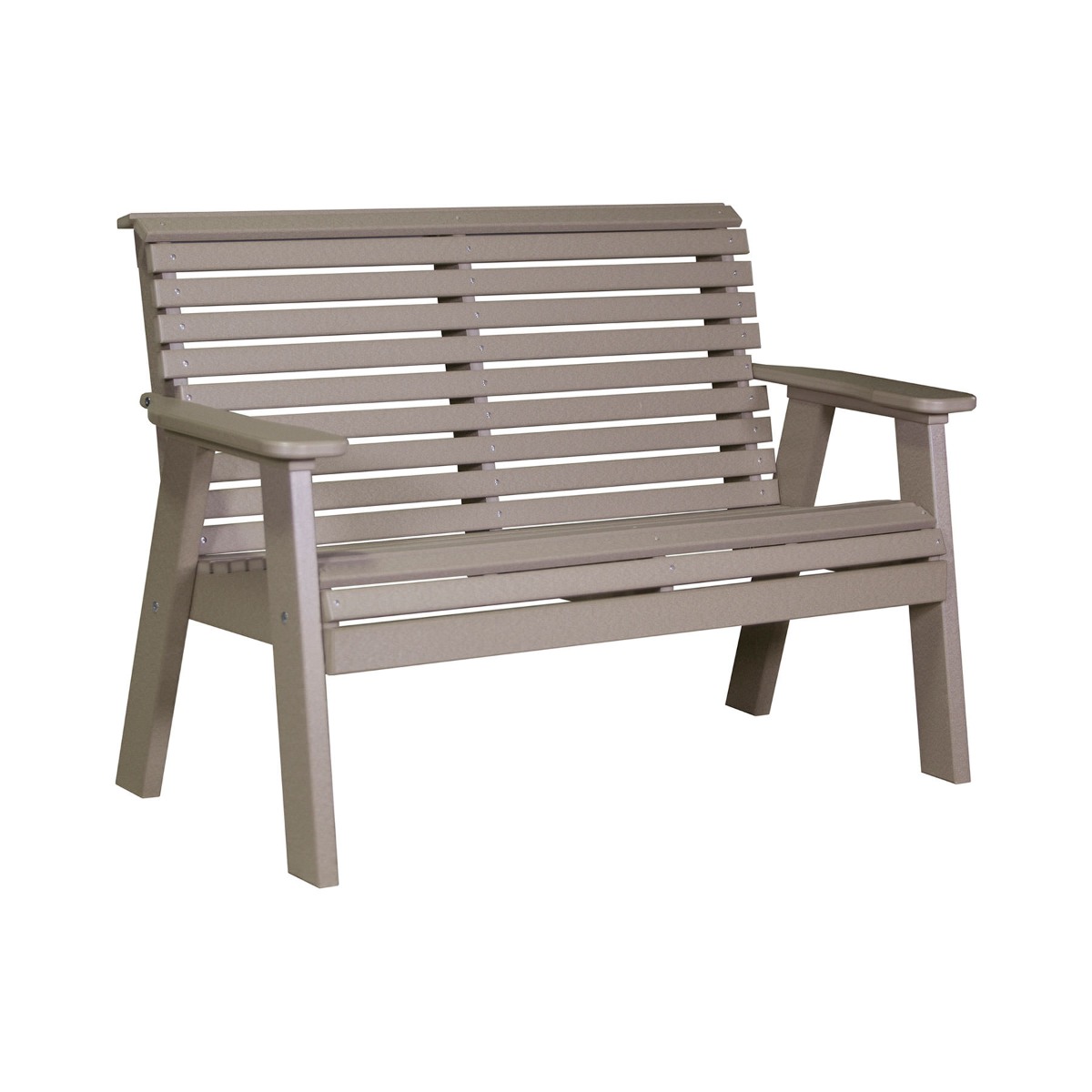 Luxcraft Plain Garden Bench 4 pc Seating Set