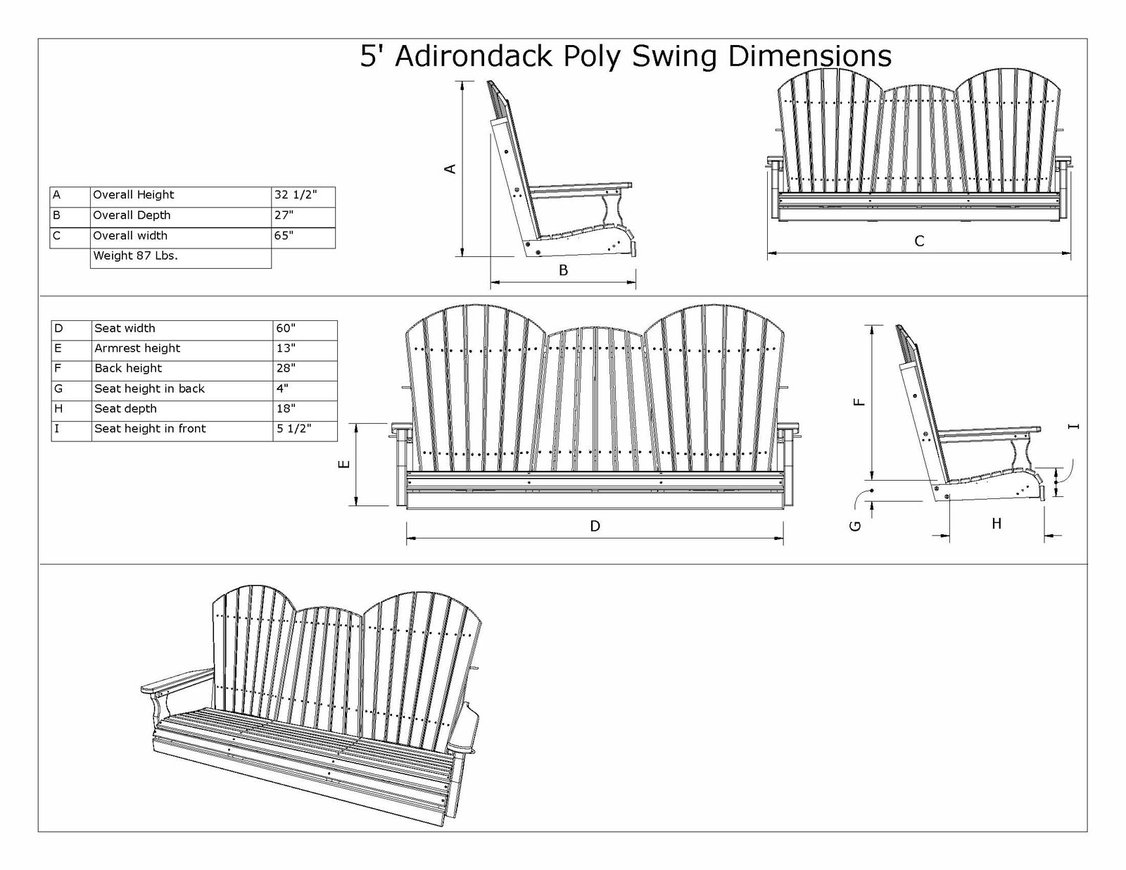 Cushion sold separately