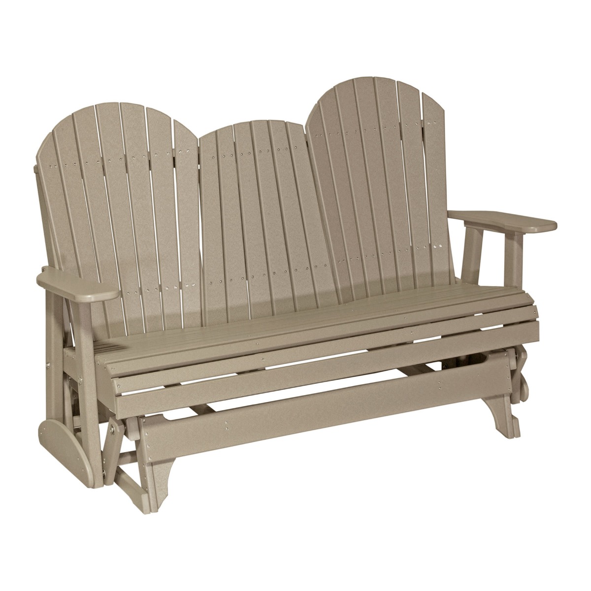 Luxcraft Adirondack 3 pc Glider Seating Set