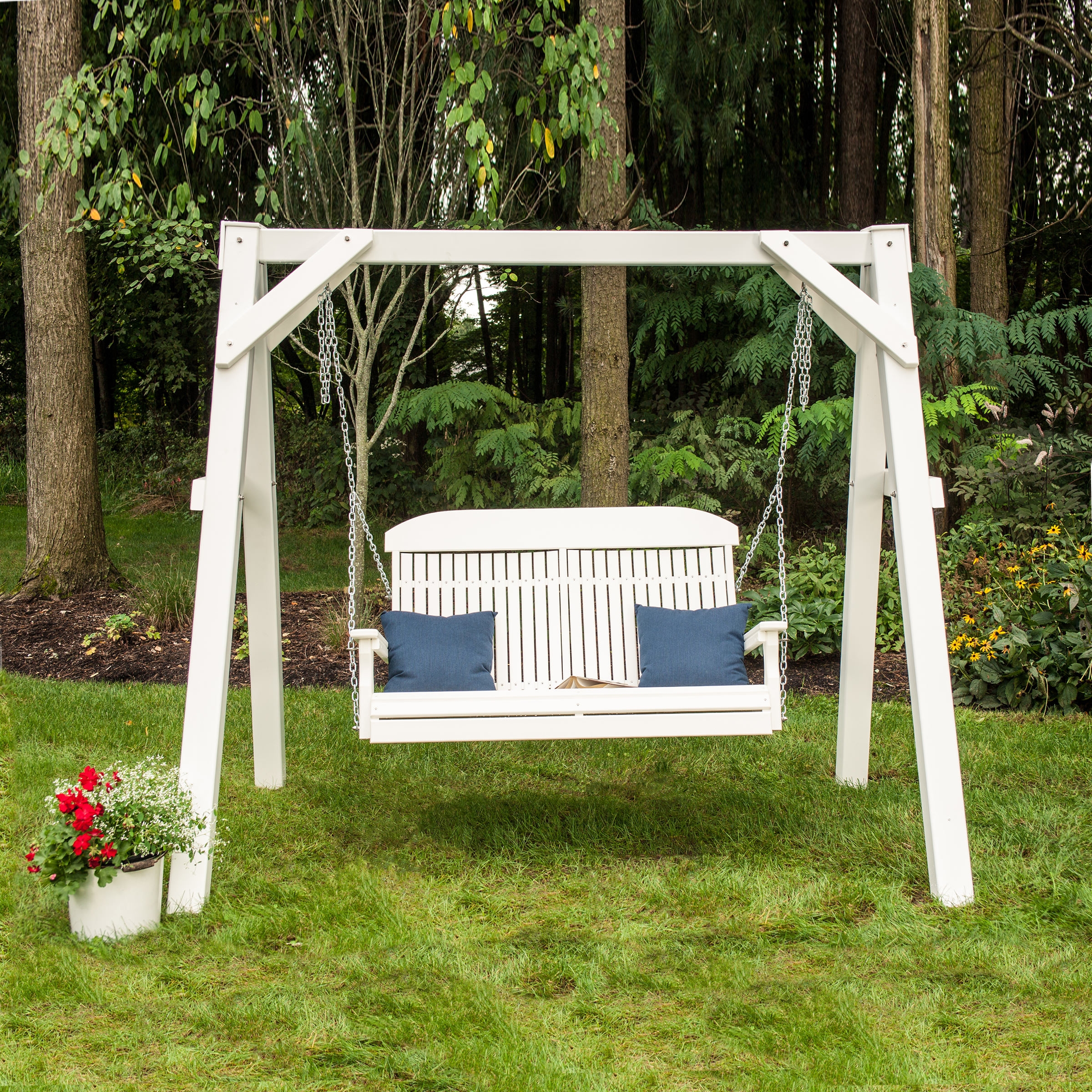 Luxcraft Classic Highback 4 ft Swing Set