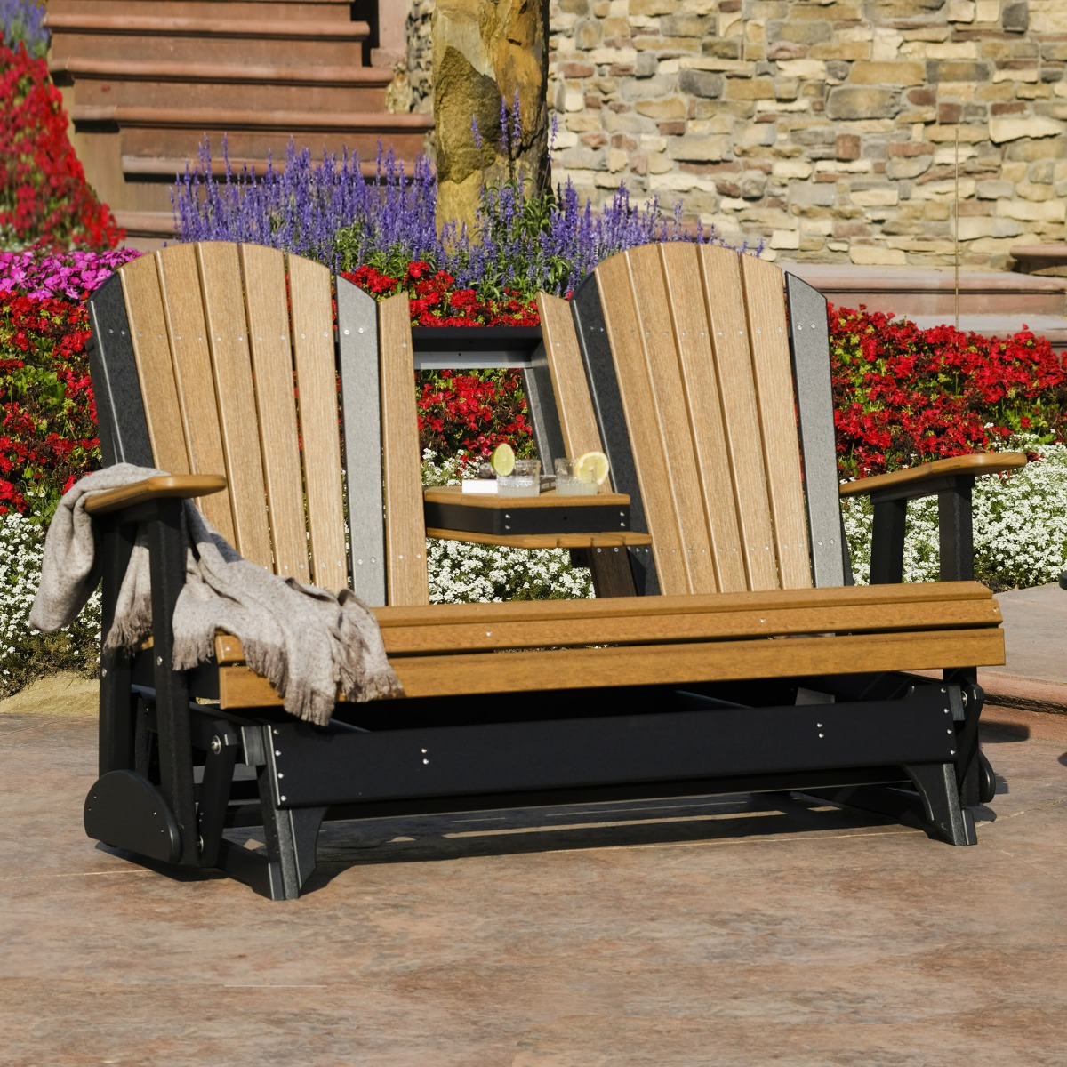 Luxcraft Adirondack 5 ft Poly Glider