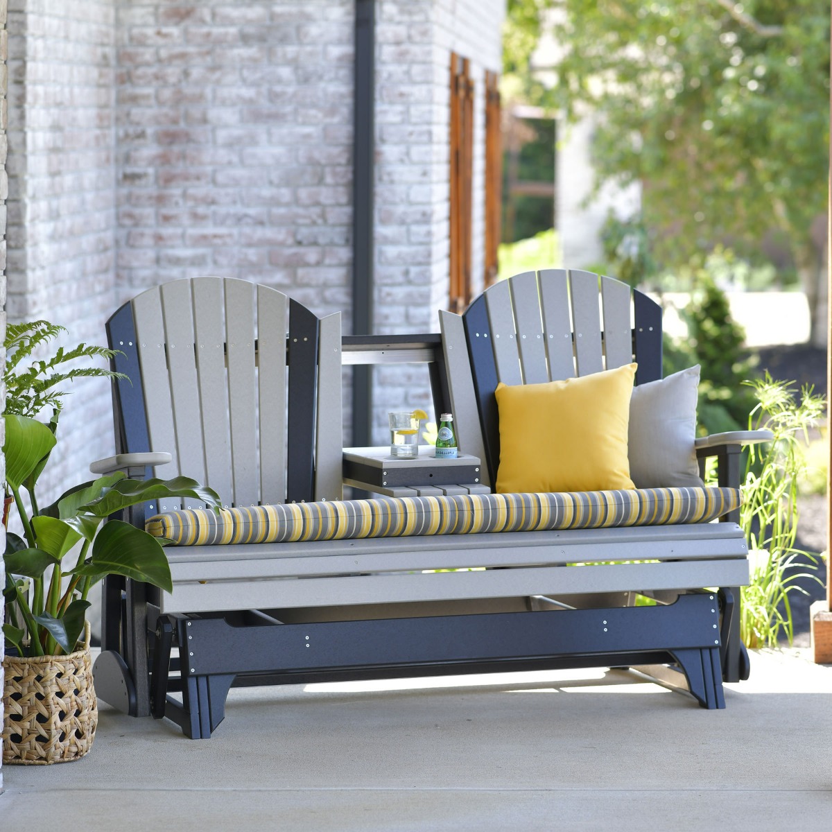 Luxcraft Adirondack 5 ft Poly Glider