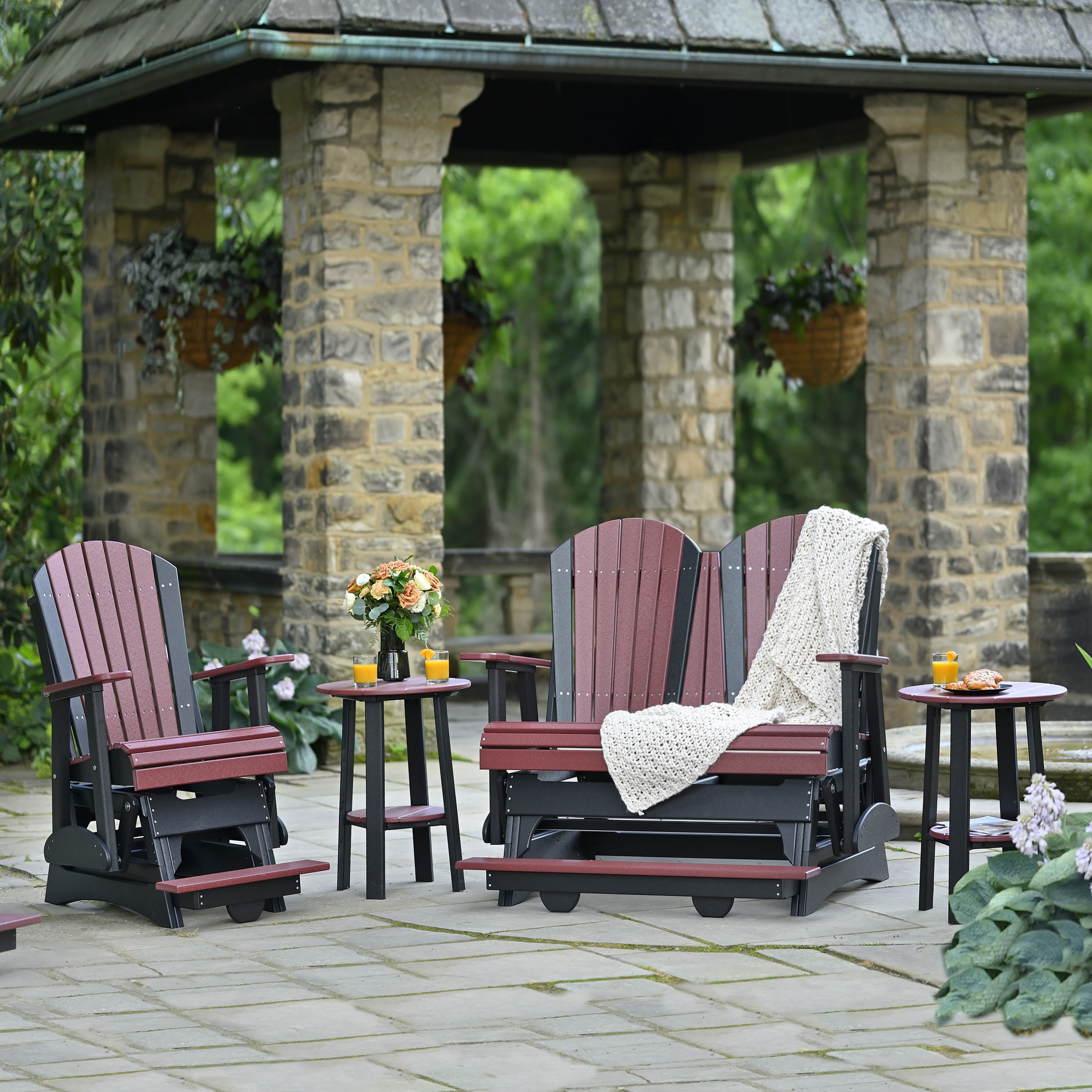 Luxcraft Adirondack Balcony 4 pc Seating Set
