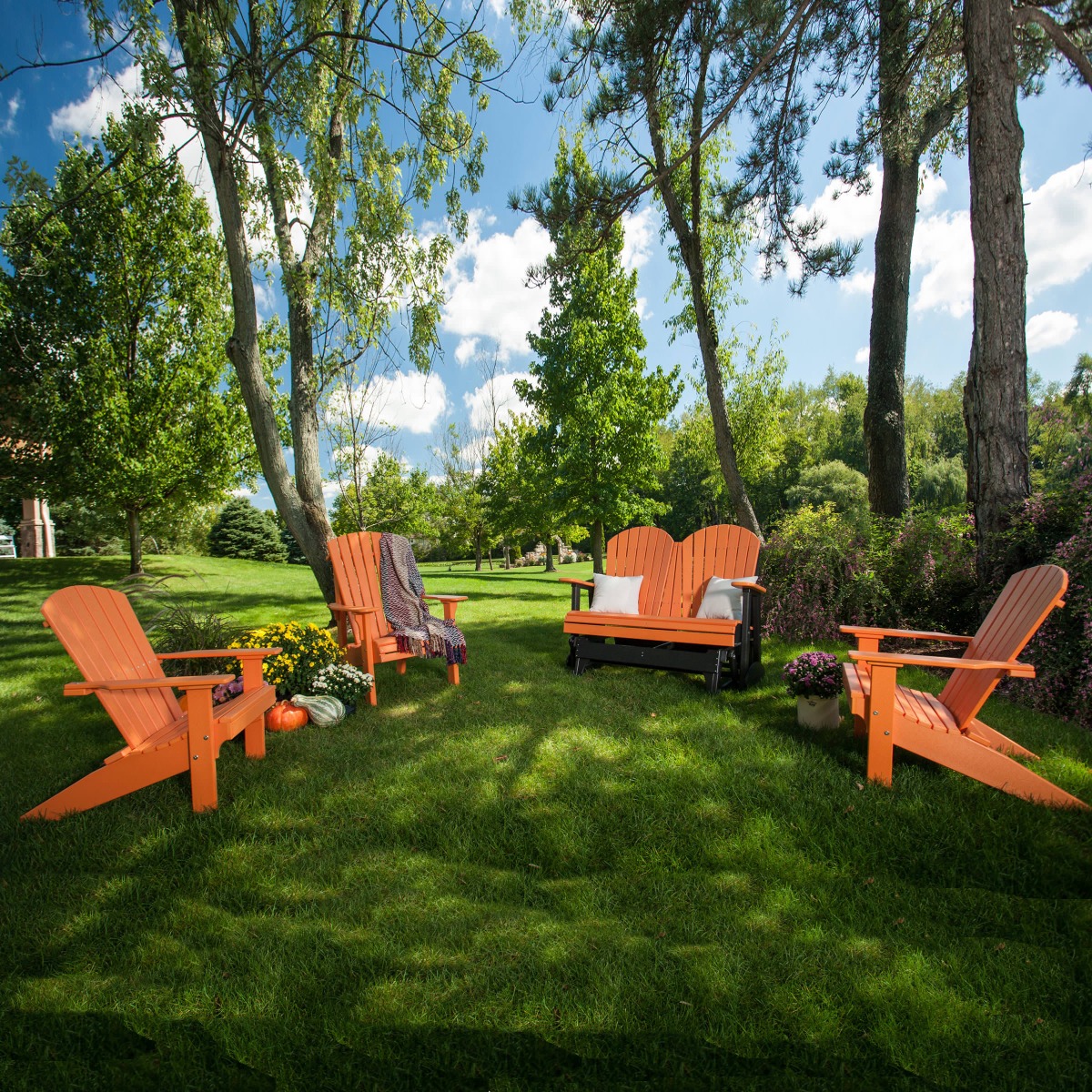 Luxcraft Deluxe Adirondack 4 pc Seating Group