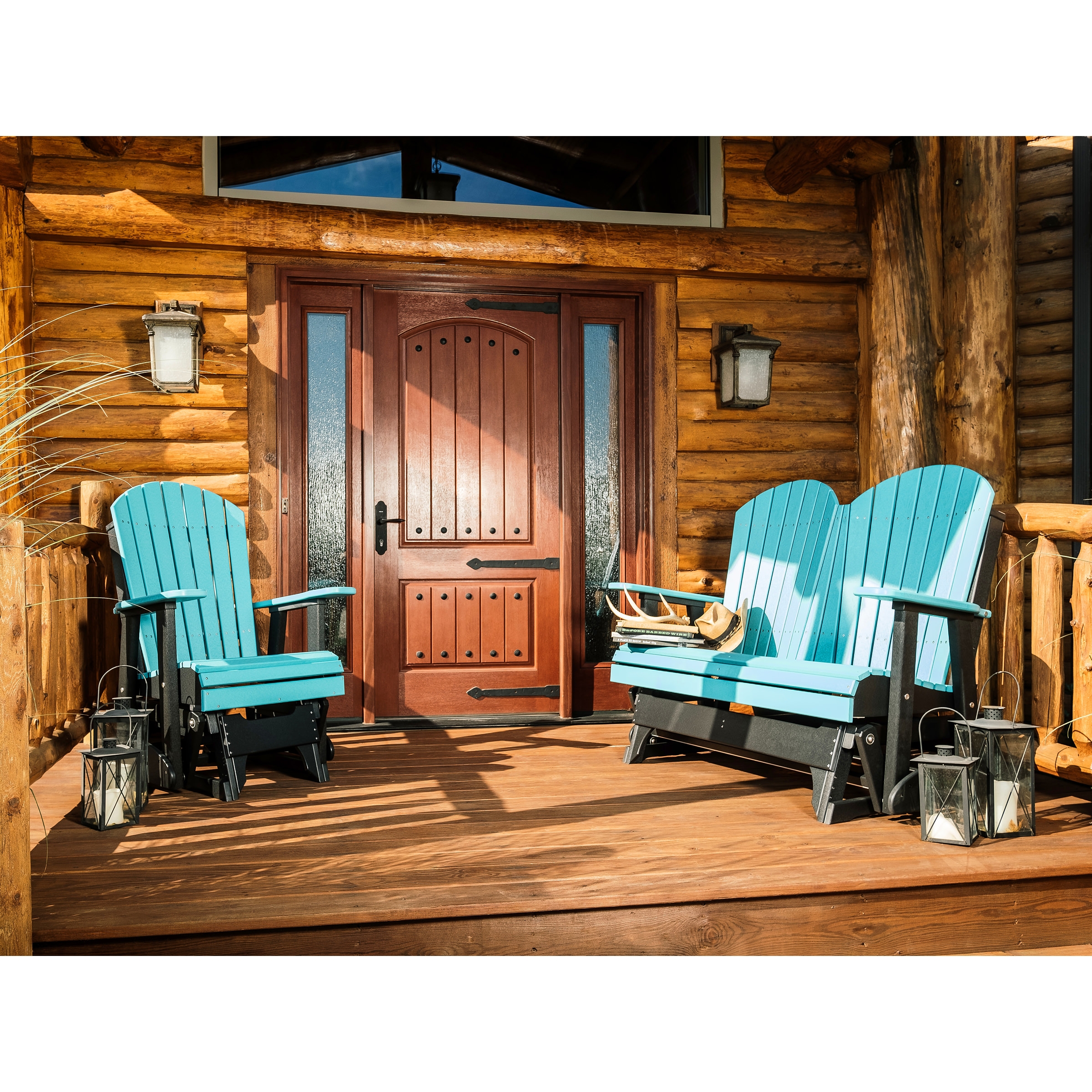 Luxcraft Adirondack Glider 2 pc Seating Set