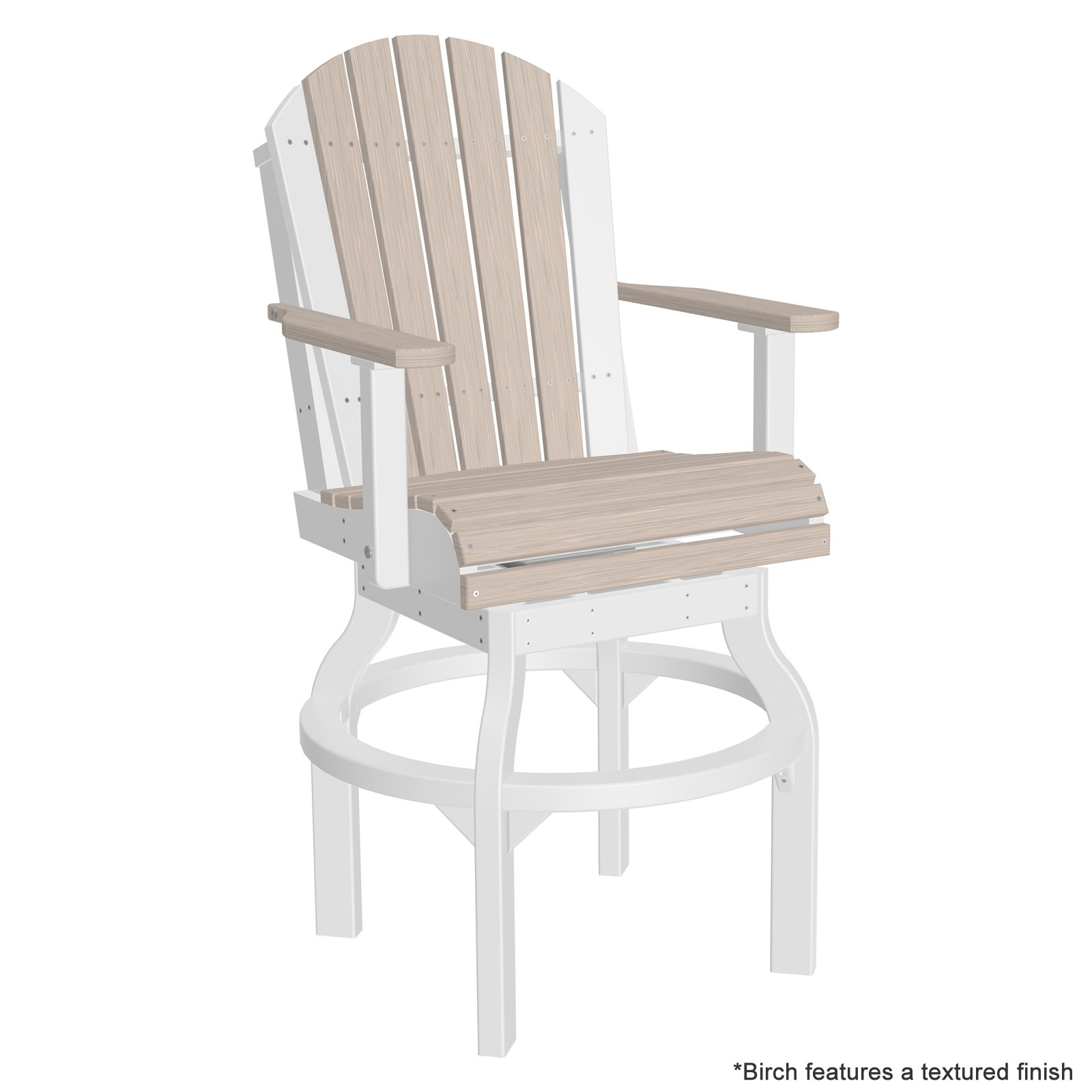 Luxcraft Adirondack Bar Swivel Dining Set