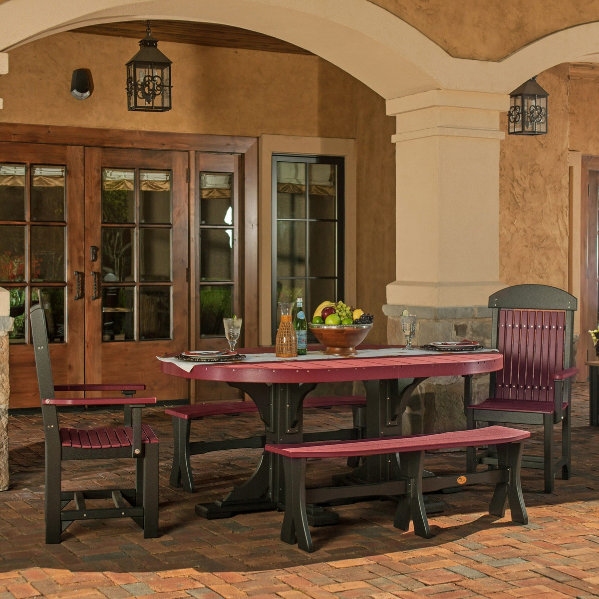 Luxcraft 4 x 6 ft Oval Dining Table