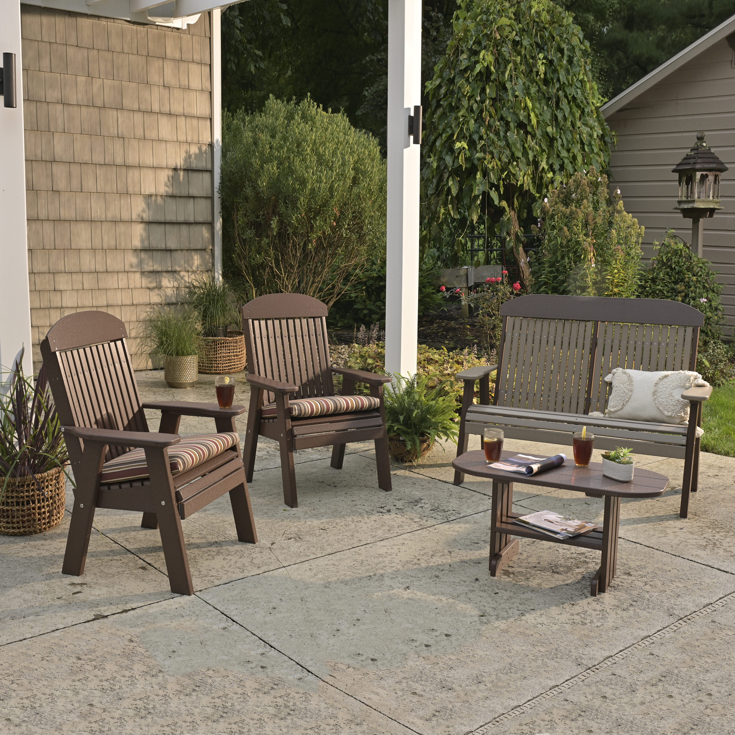 Luxcraft Classic 4 pc Garden Seating Set