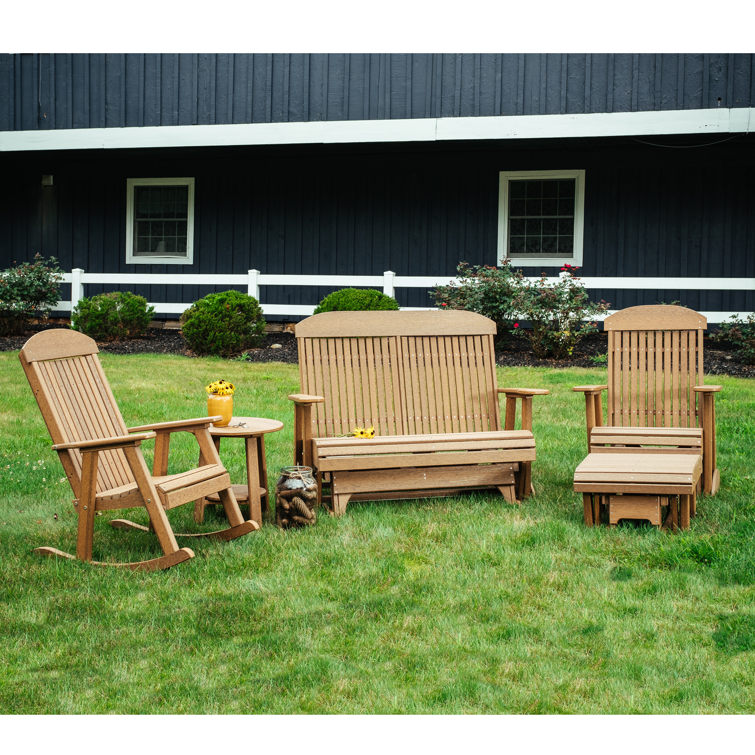 Shown in Antique Mahogany