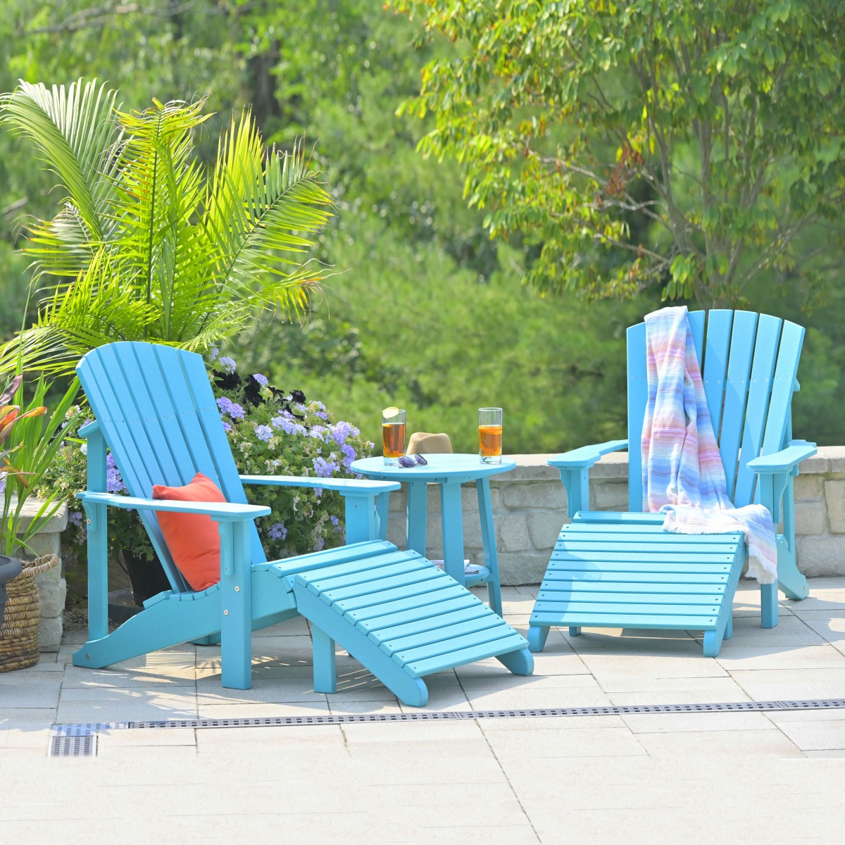 Luxcraft Deluxe Adirondack 5 pc Seating Set