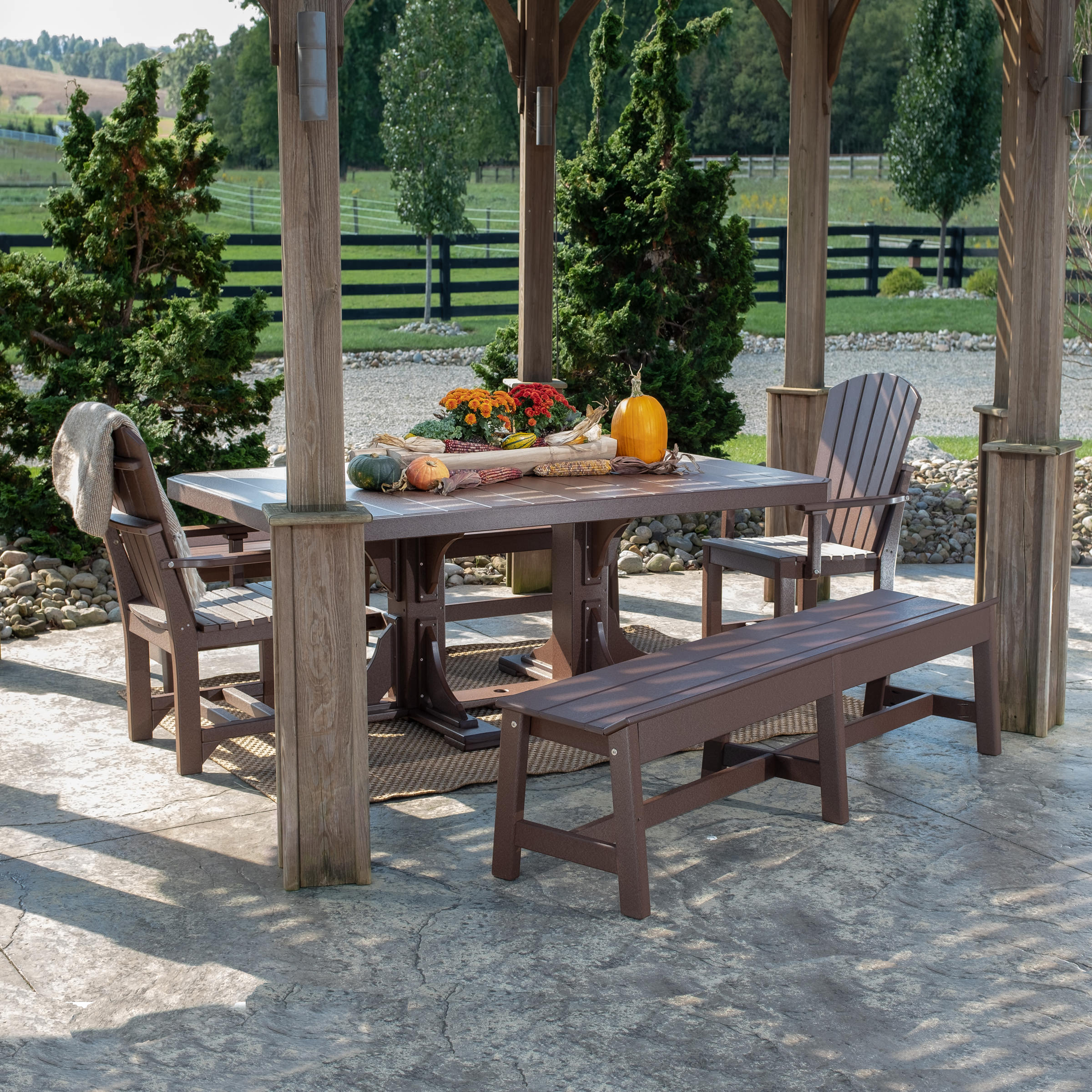 Luxcraft Adirondack Farmhouse 5 pc Dining Set