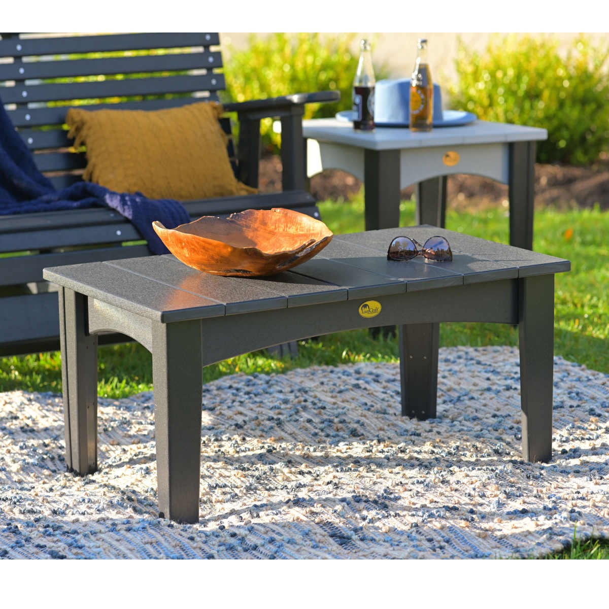 Shown in cedar on black