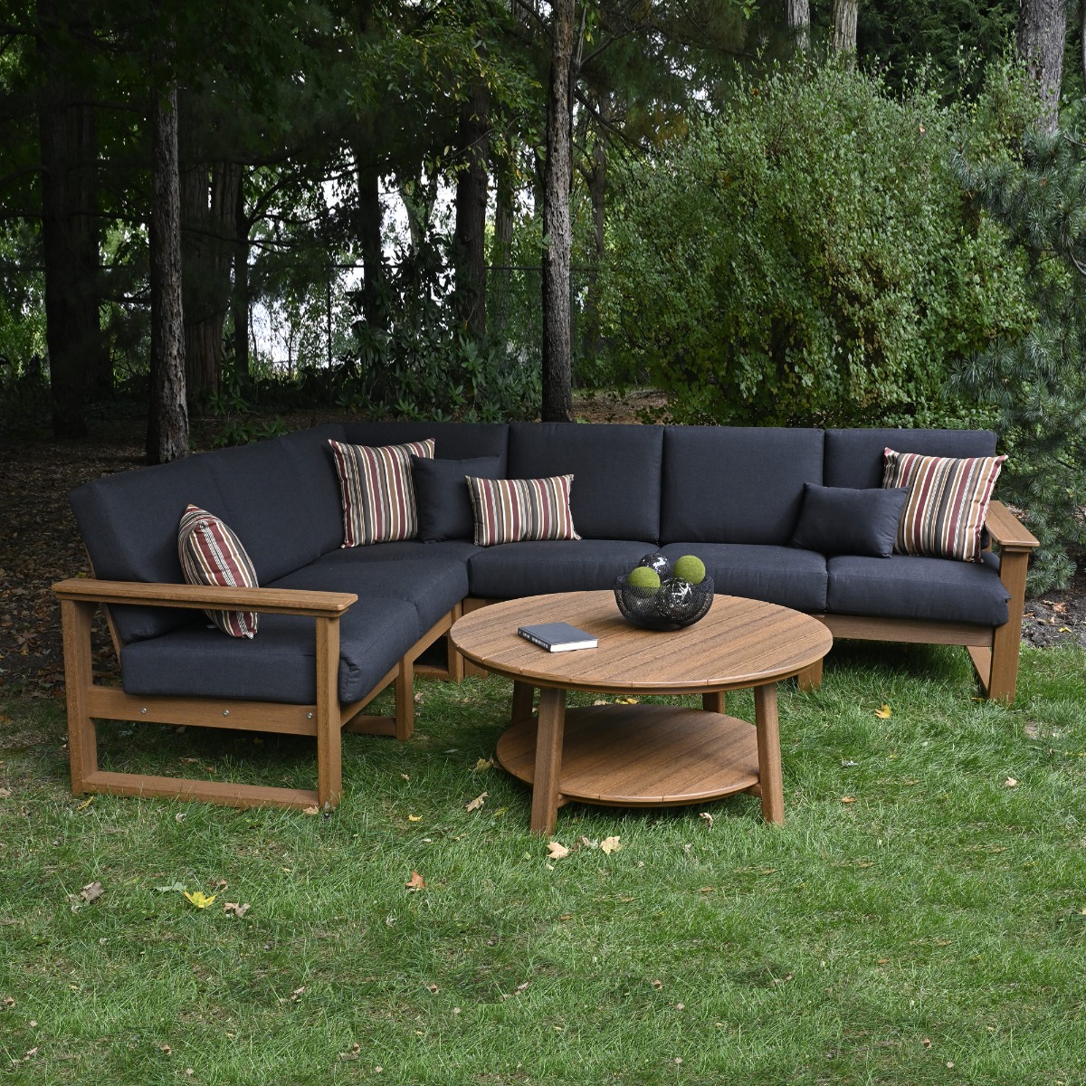 Luxcraft Lanai Deep Seating Sectional & Conversation Table Set