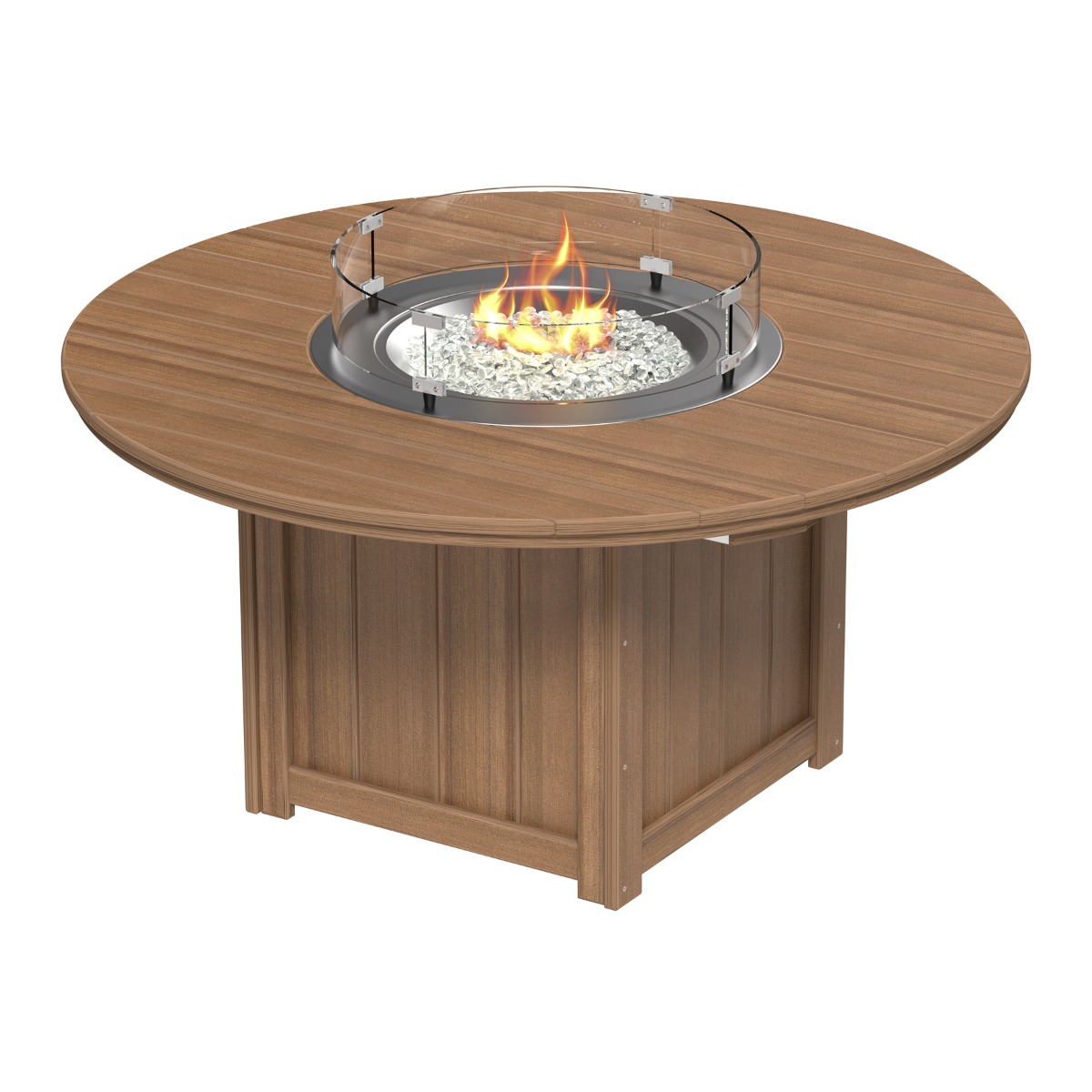 Luxcraft Lumin 60 in Round Fire Dining Table