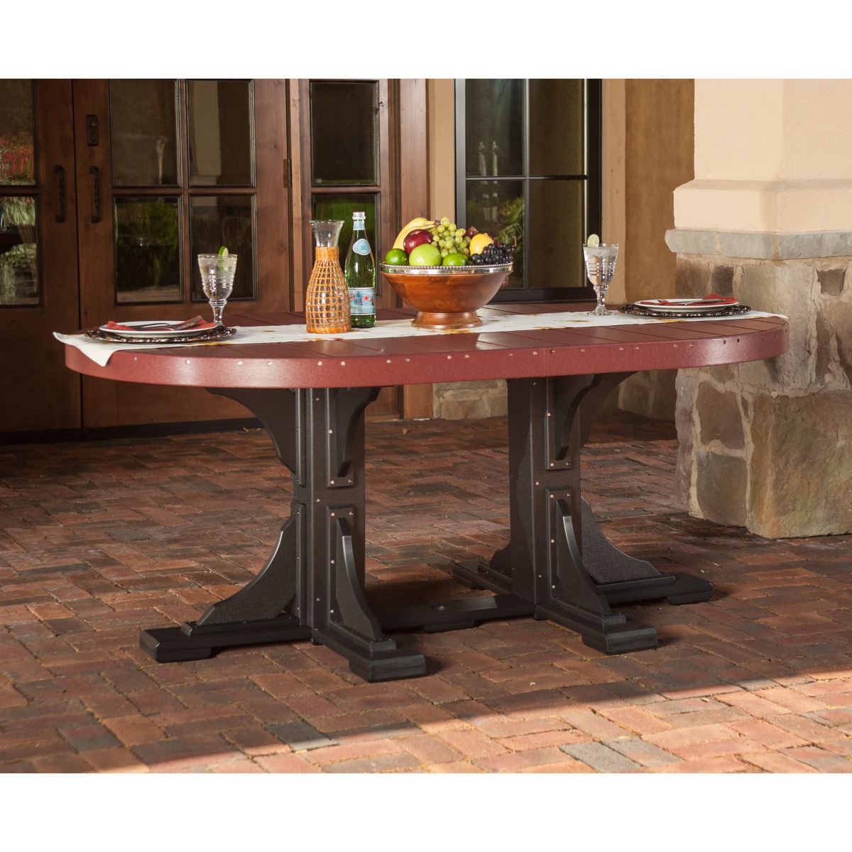 Luxcraft 4 x 6 ft Oval Dining Table