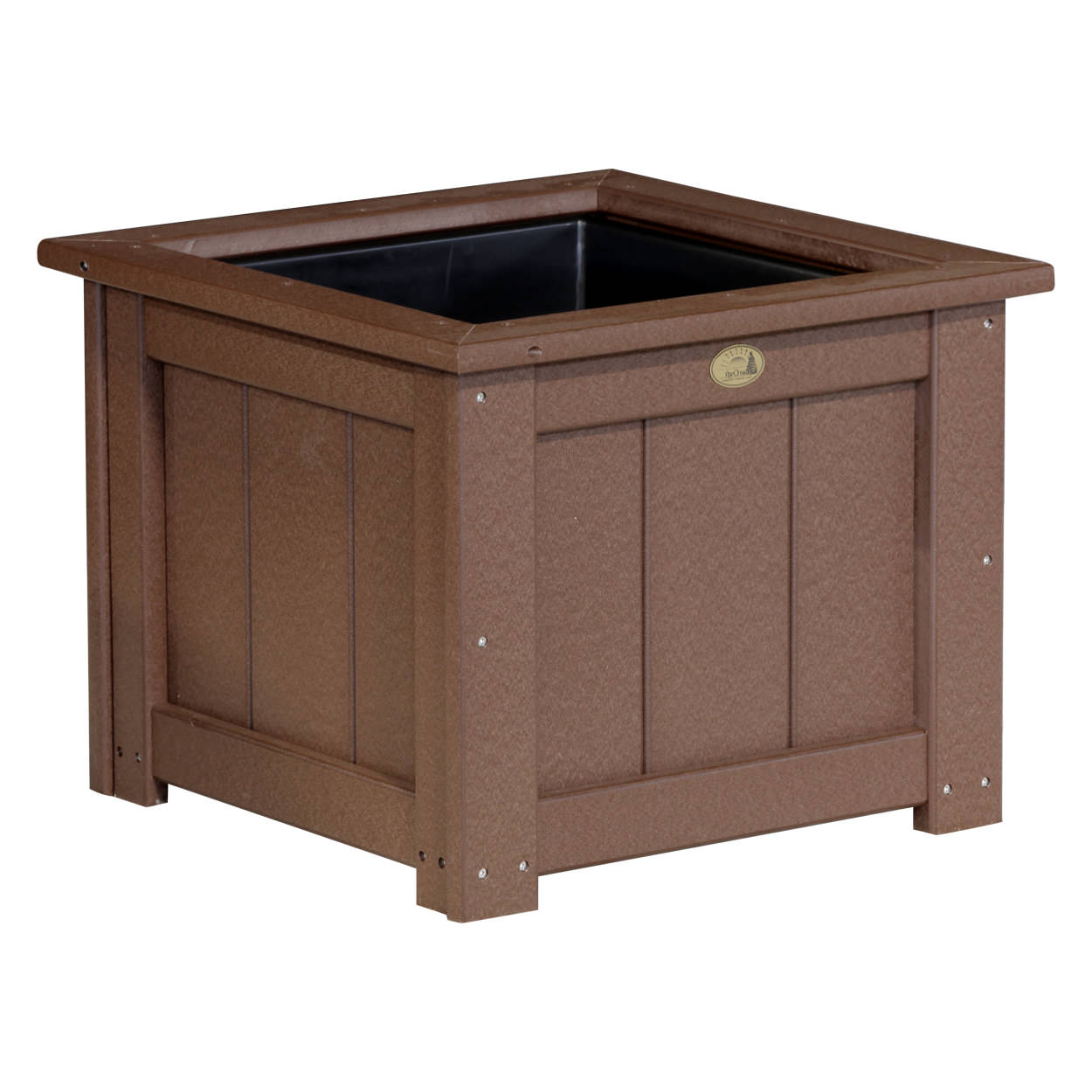 Shown in weatherwood on chestnut brown