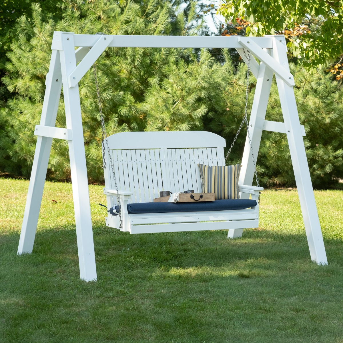 Luxcraft Classic Highback 4 ft Swing Set