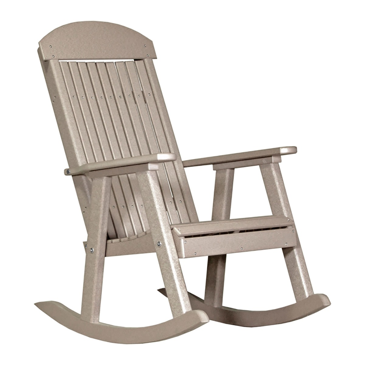 Luxcraft Porch Rocker 3 pc Set in black