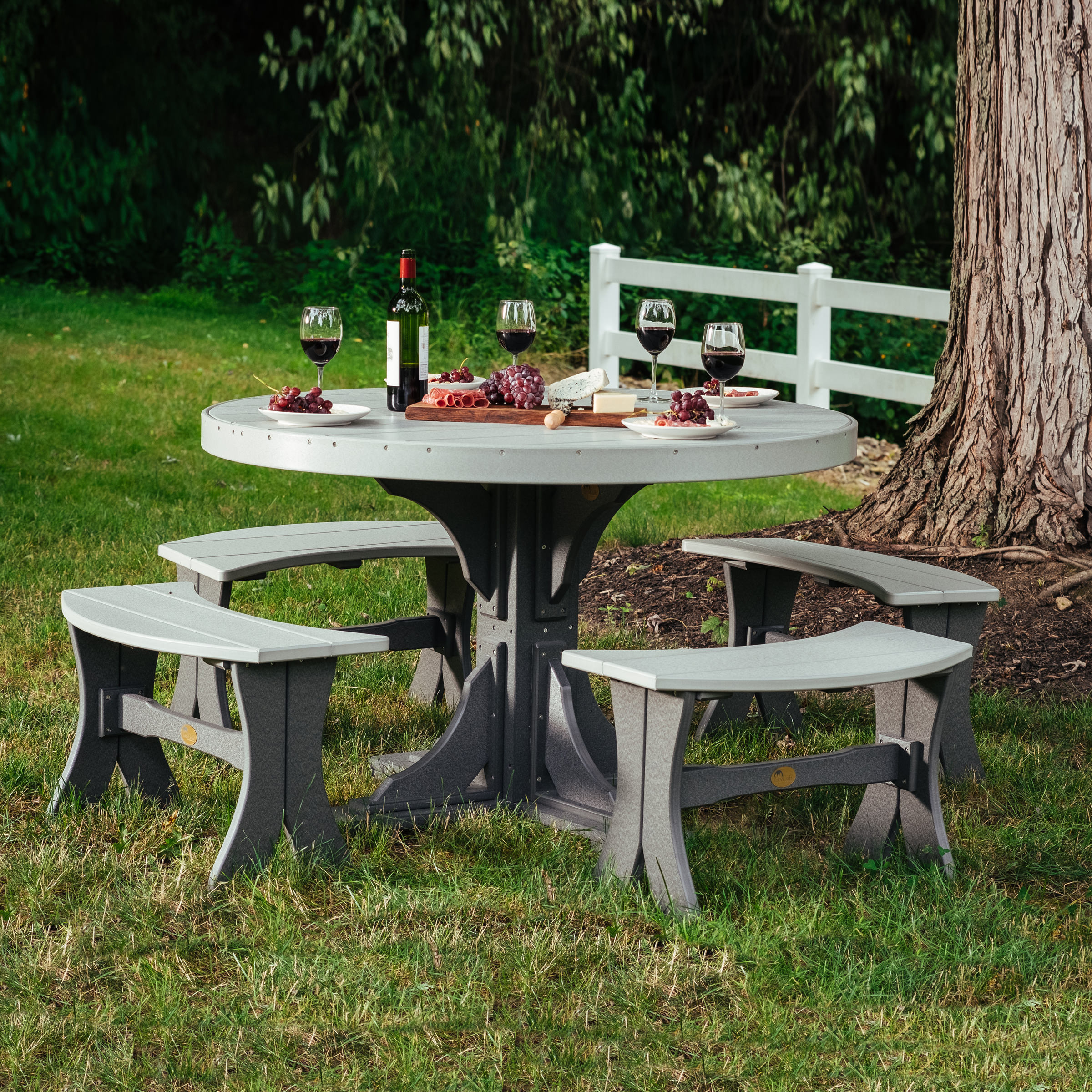 Table and Benches sold separately - shown in green