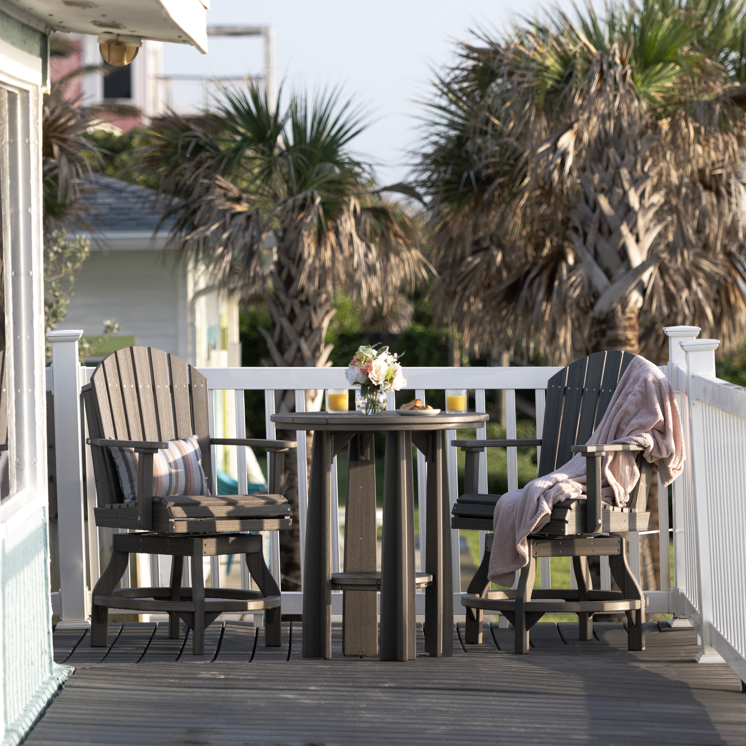 Luxcraft Swivel Balcony 3 pc Counter Set