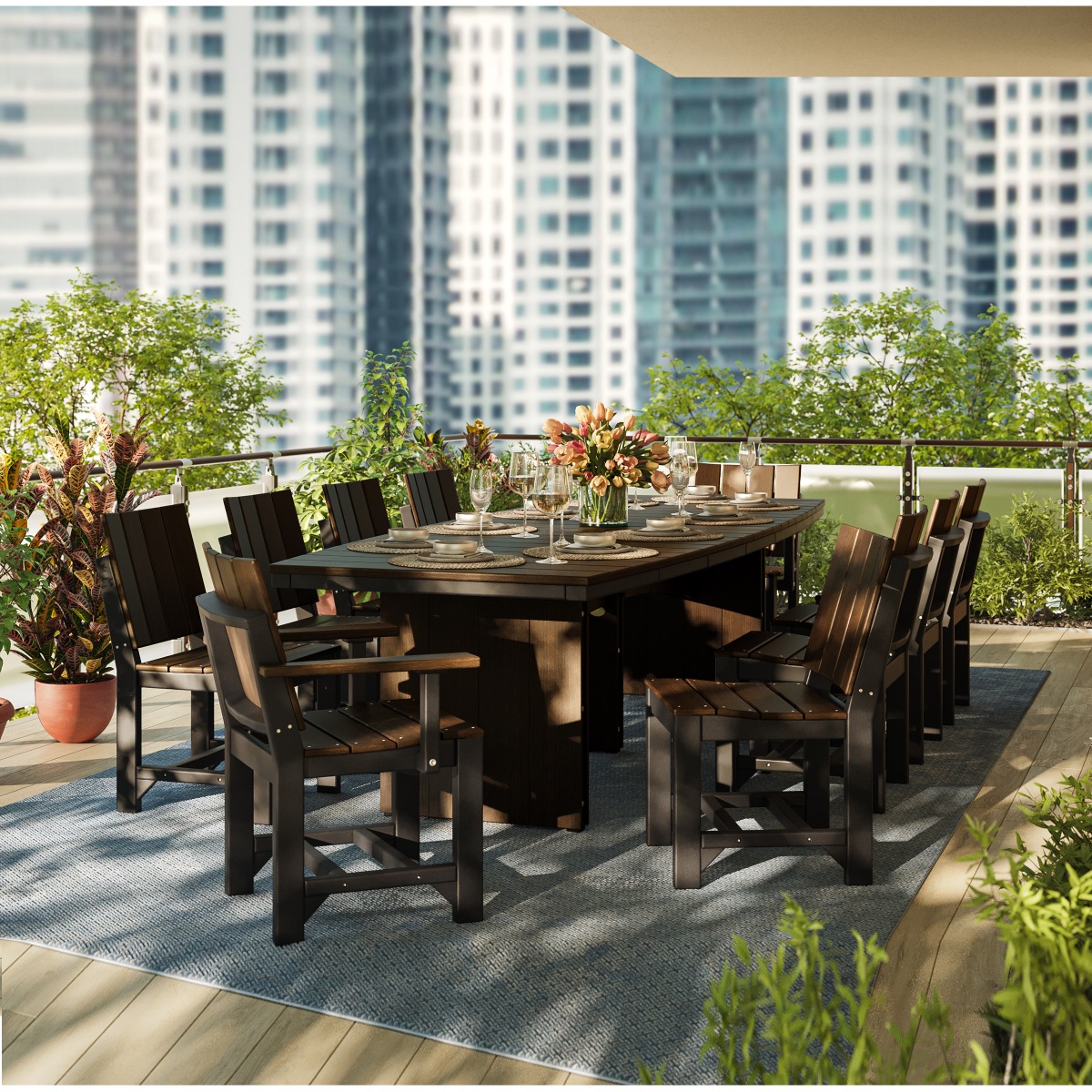 Luxcraft Urban Dining Arm Chair