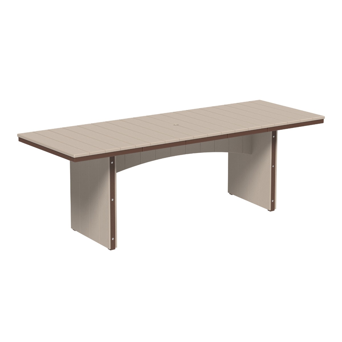 Luxcraft Urban 3 ft x 8 ft Rectangular Counter Table