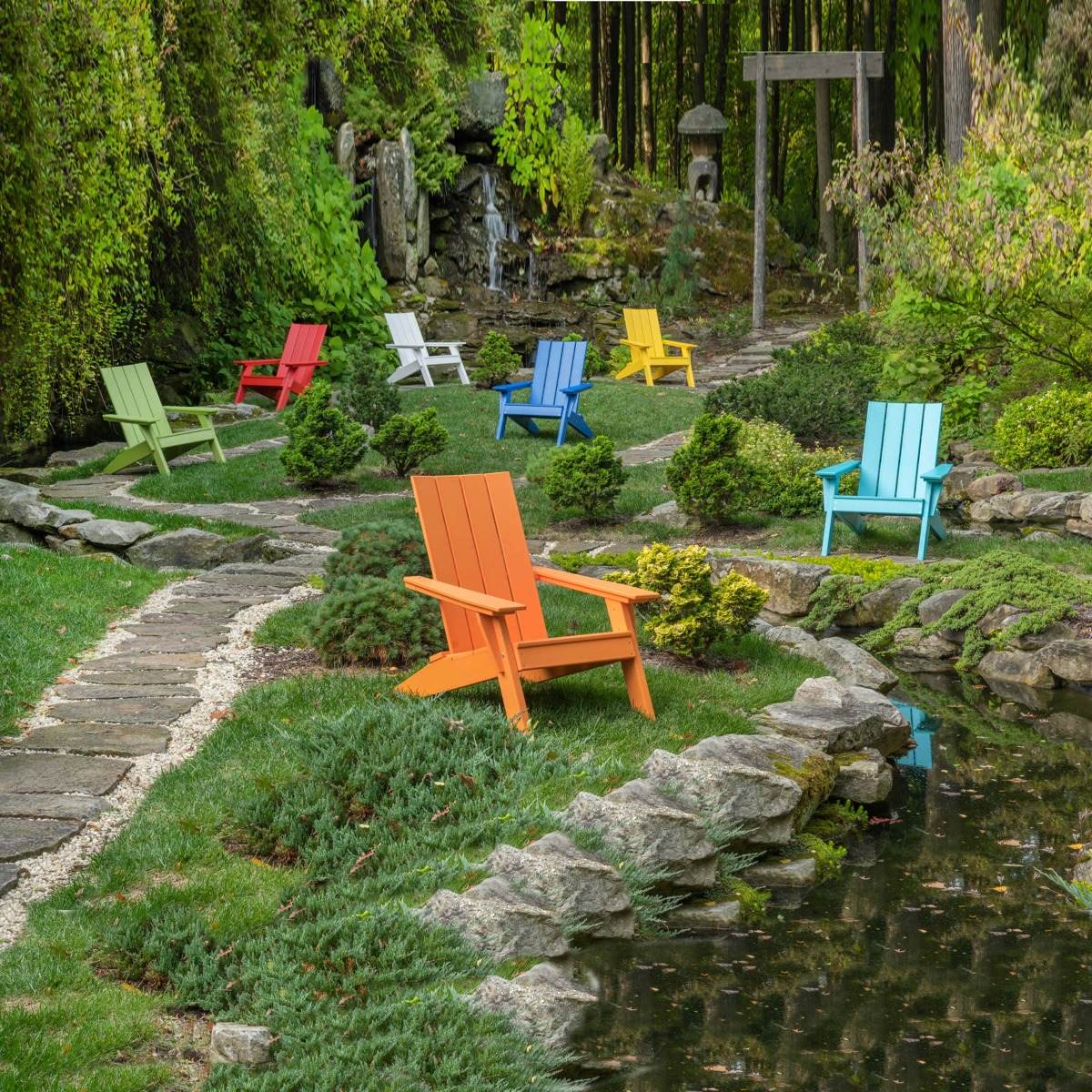 Luxcraft Urban Adirondack Fireside Seating Set