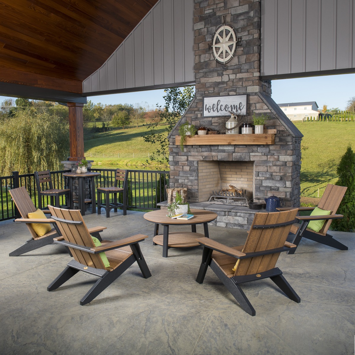 Luxcraft Urban Adirondack Fireside Seating Set