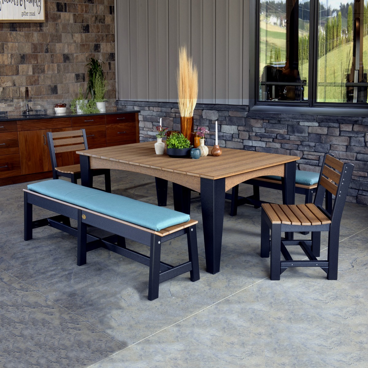 Luxcraft Island 5 pc Picnic Dining Set