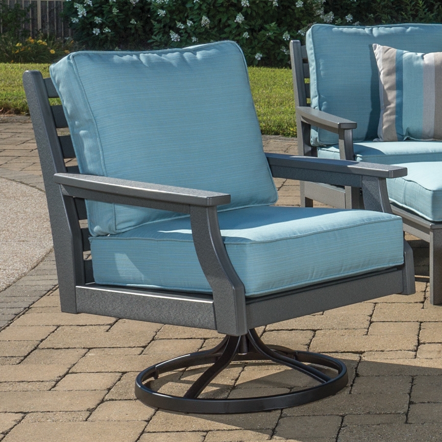 Malibu Outdoor Maywood Swivel/Rocker Chair