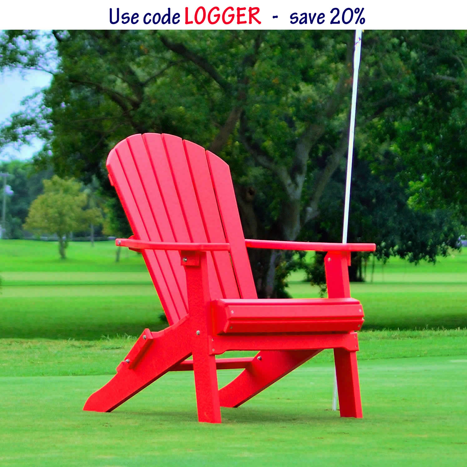 Loggerhead Folding Adirondack Chair