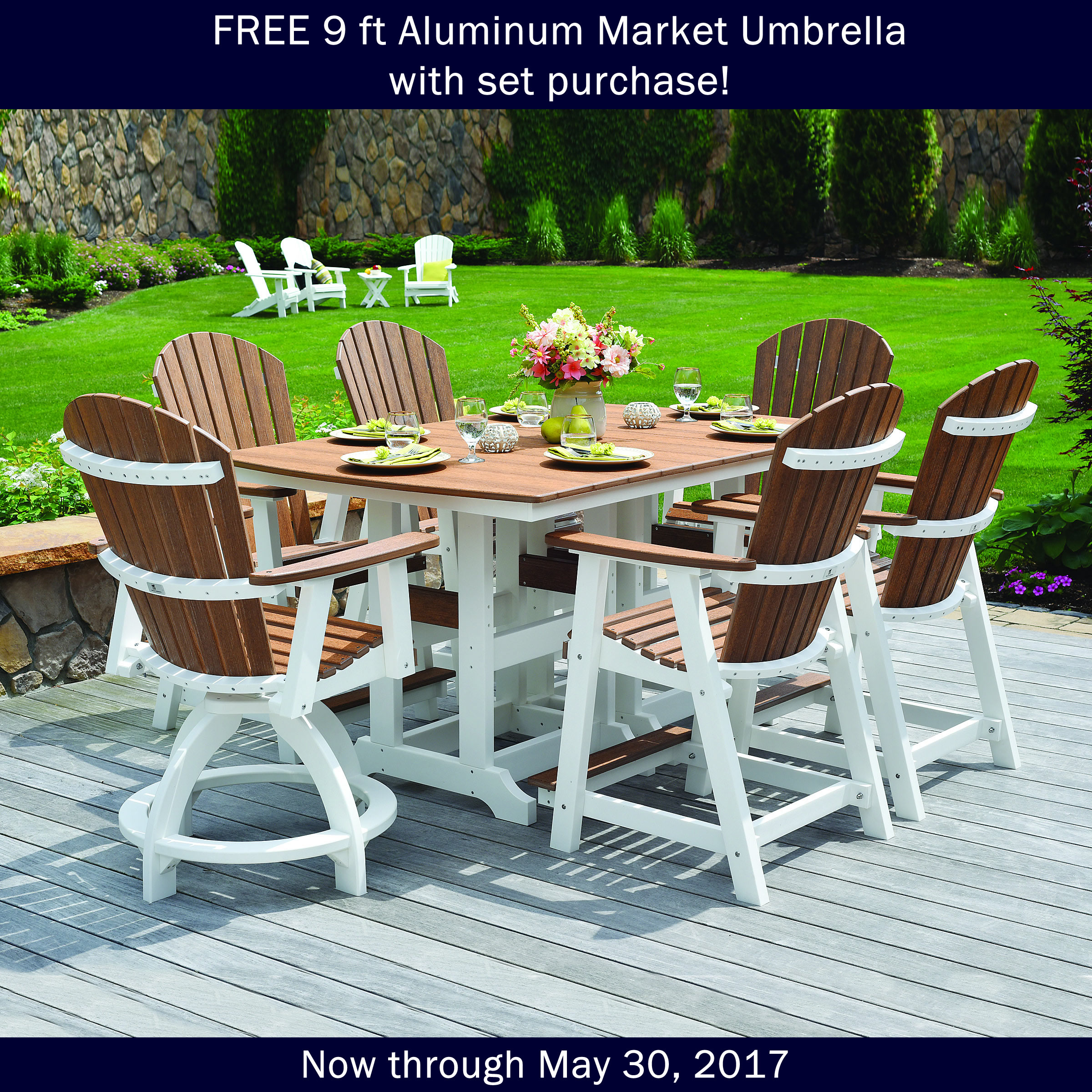 Berlin Gardens Comfo-Back Swivel Counter Set